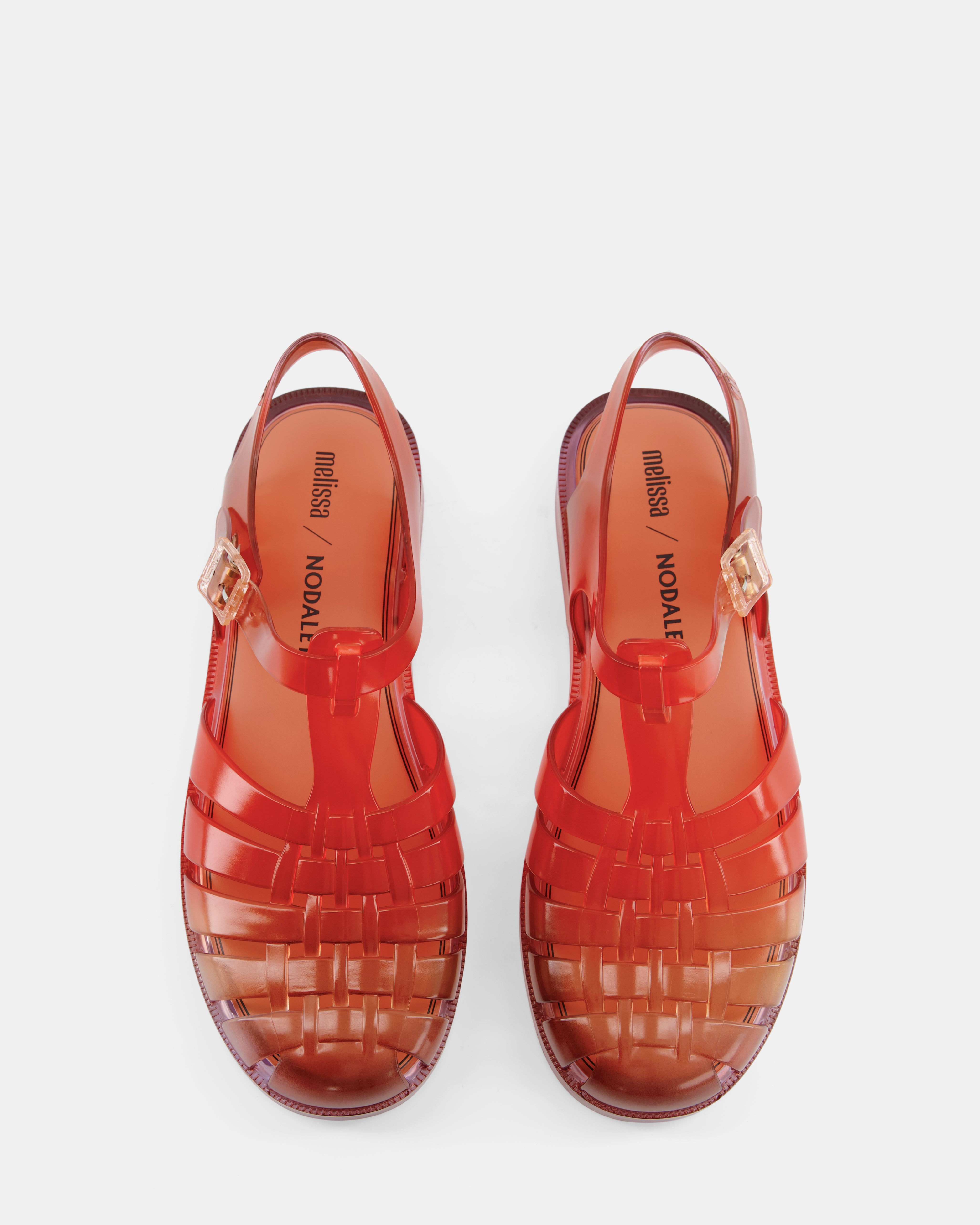 Nodaleto x Melissa Possession sandales tangerine sunset confort