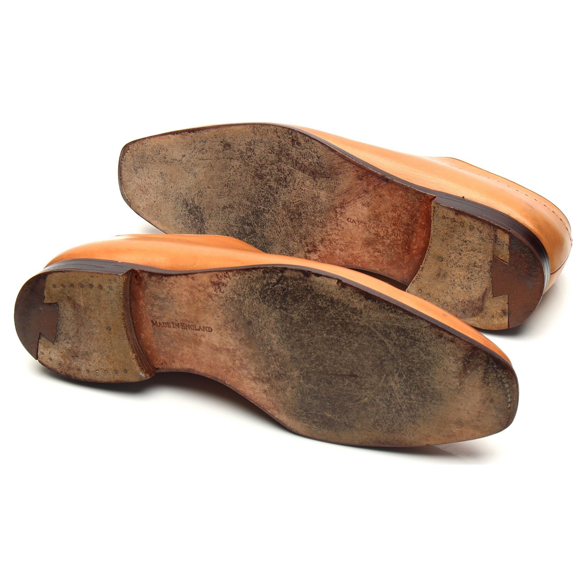 New & Lingwood richelieu cuir tan wholecut pointure 10