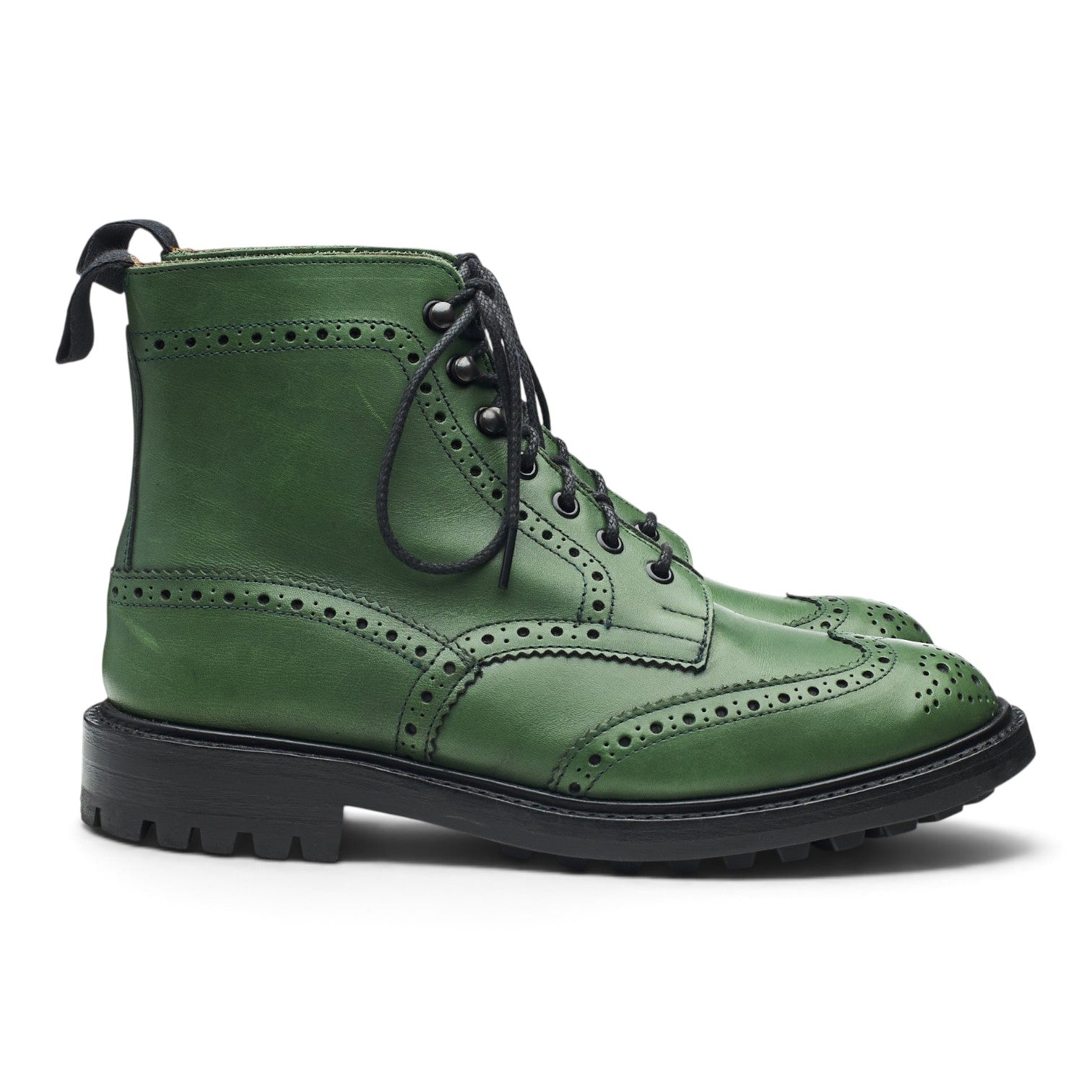Tricker’s Stow bottines brogue vert 8 UK