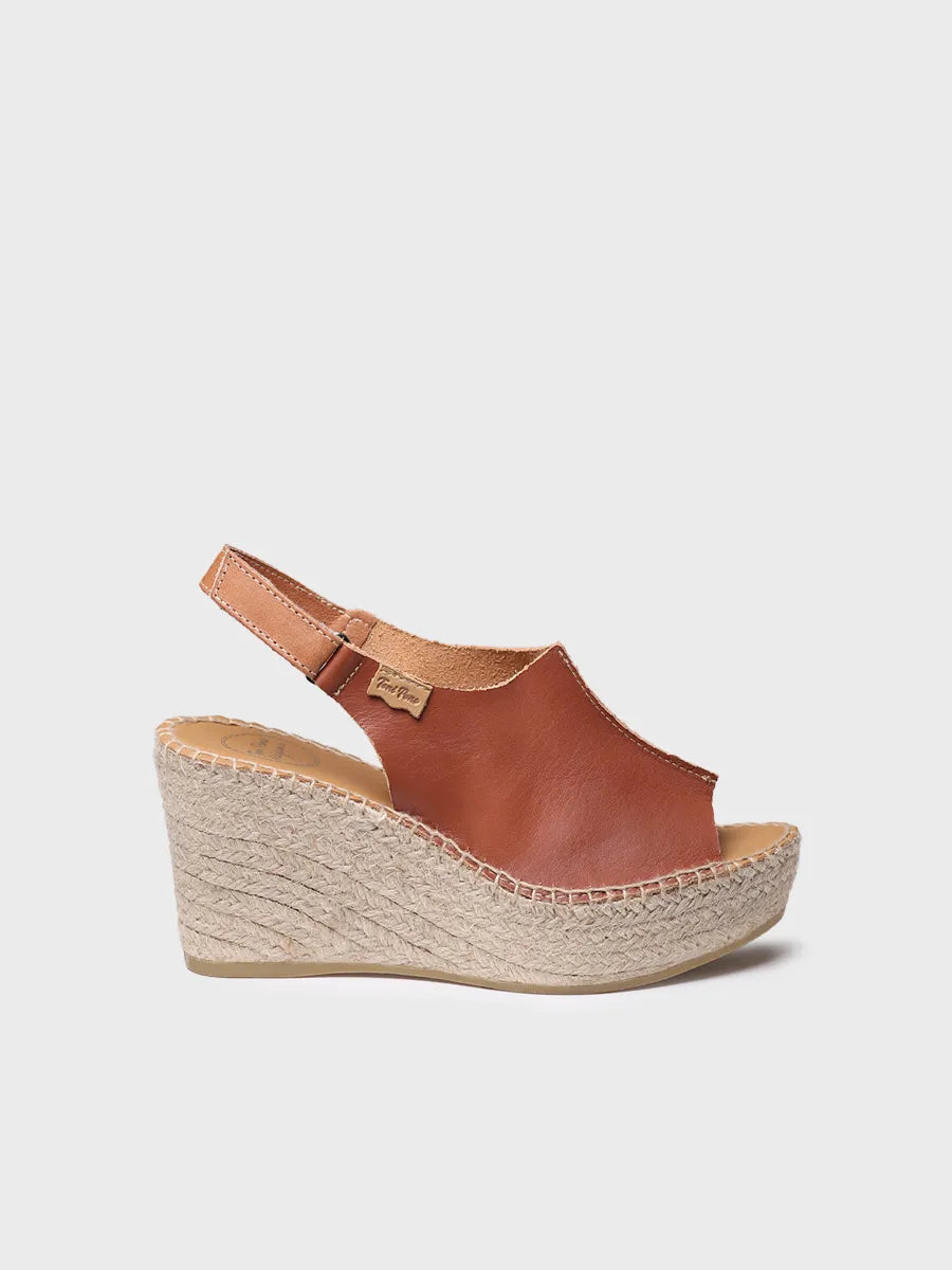 Toni Pons Lugano-P espadrilles cuir femme compensées