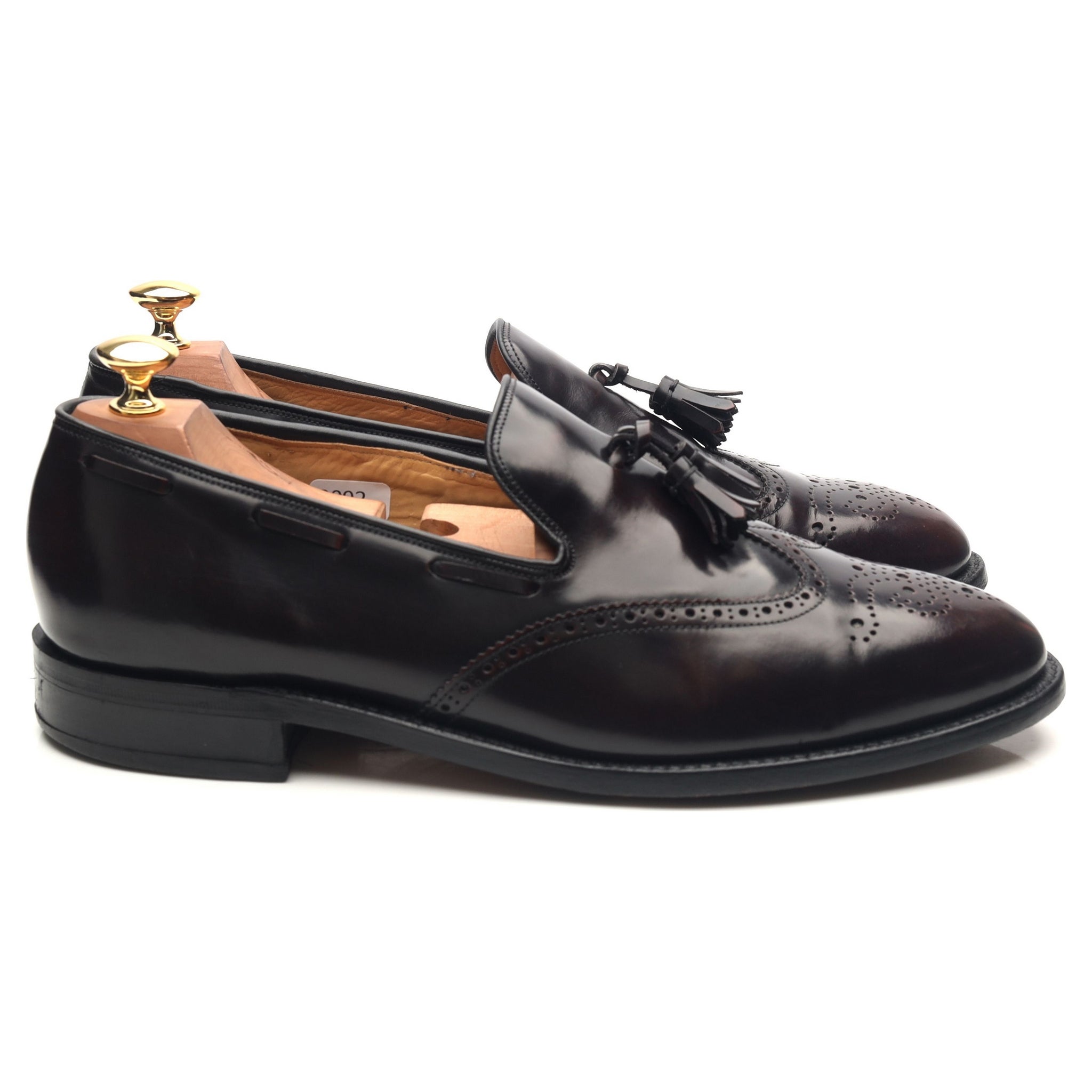 Barker Clive mocassins cuir bordeaux UK 9.5
