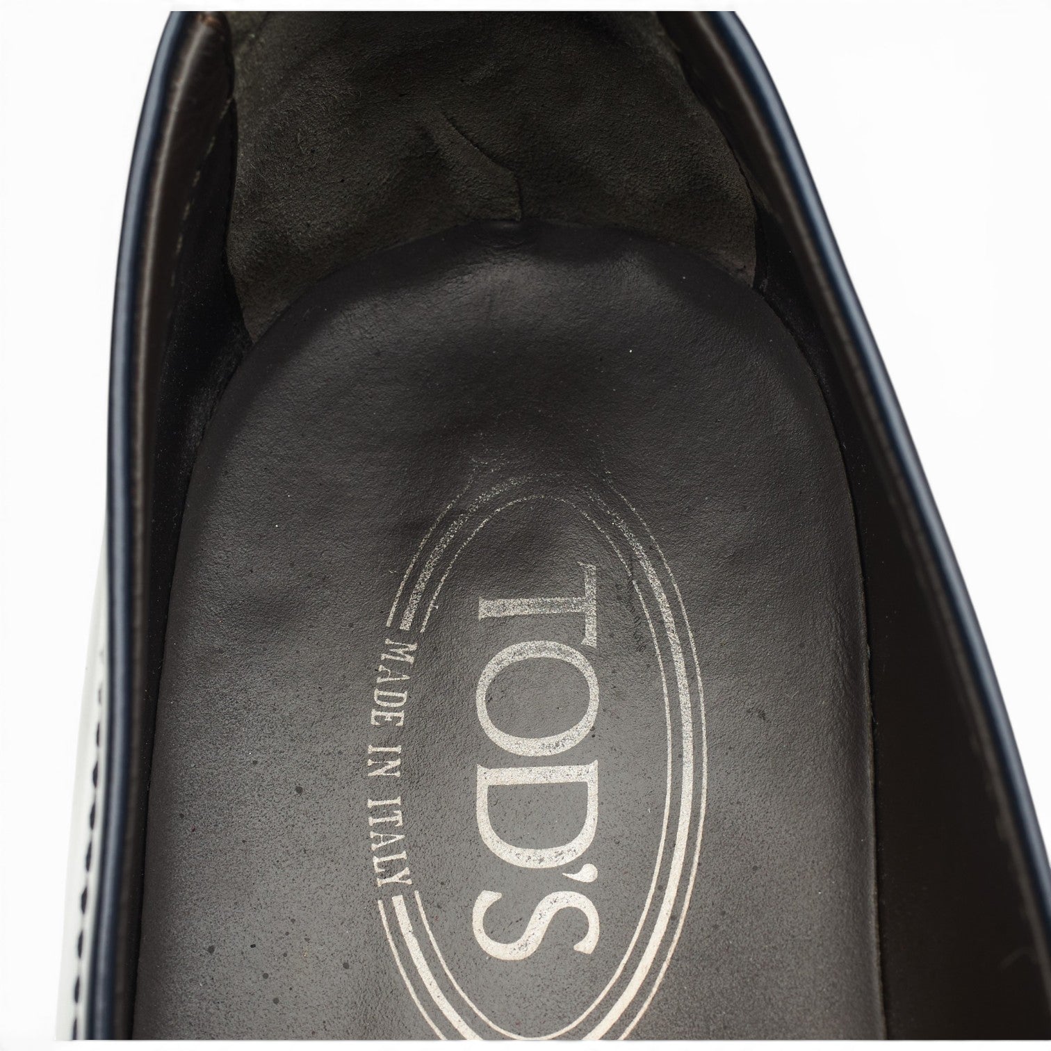 Tod's mocassins cuir bleu pointure UK 6,5