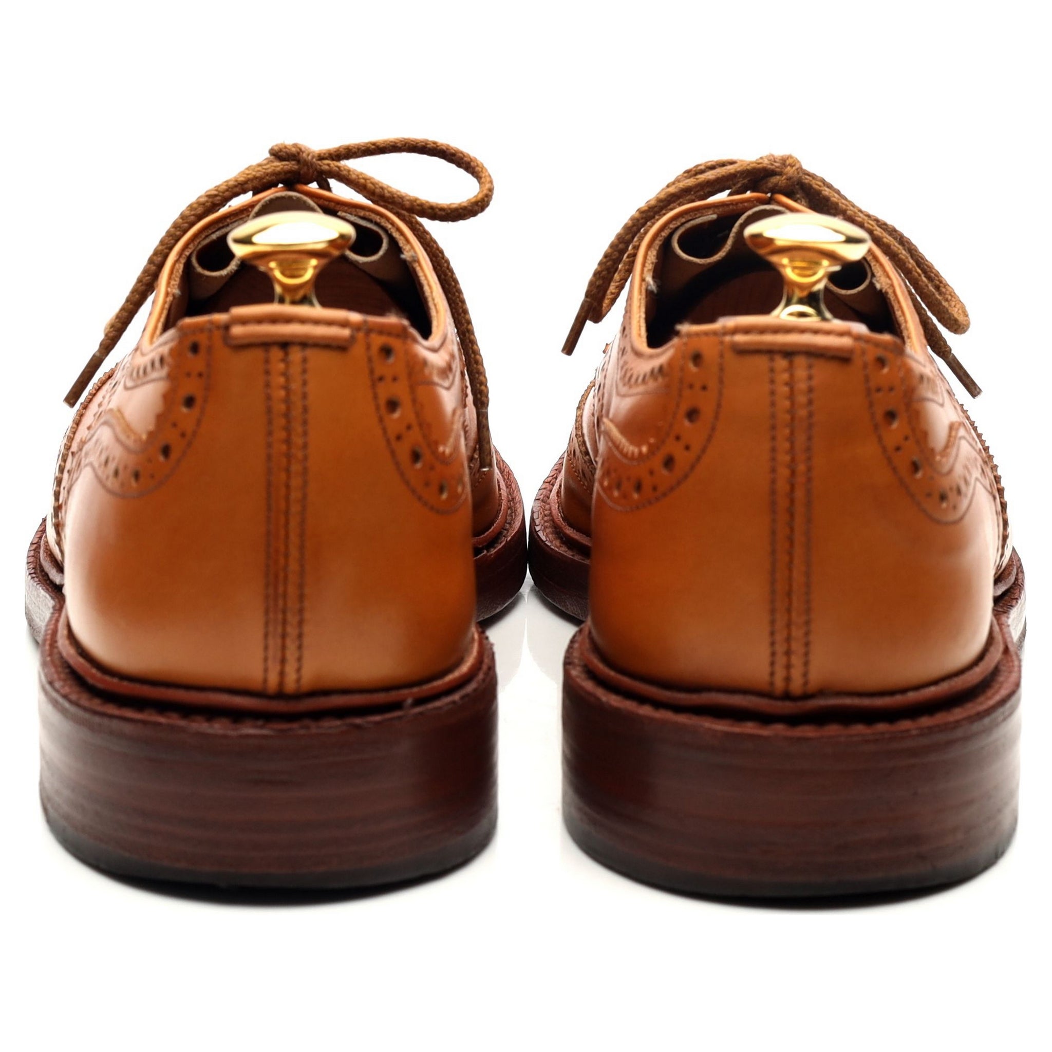 Tricker's Bourton derby cuir camel pointure UK 9.5