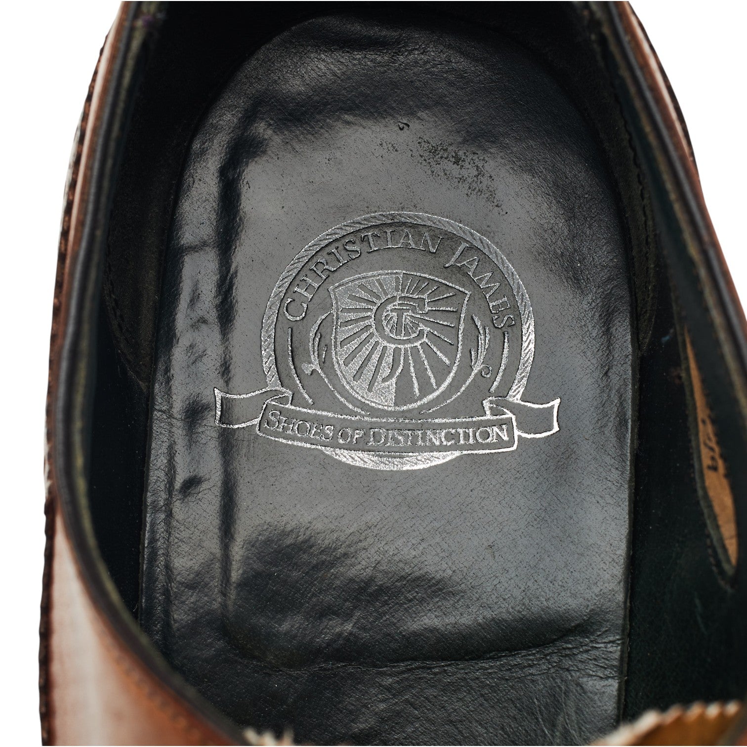 Cheaney Cardiff richelieu brogue cuir marron clair UK 9 F