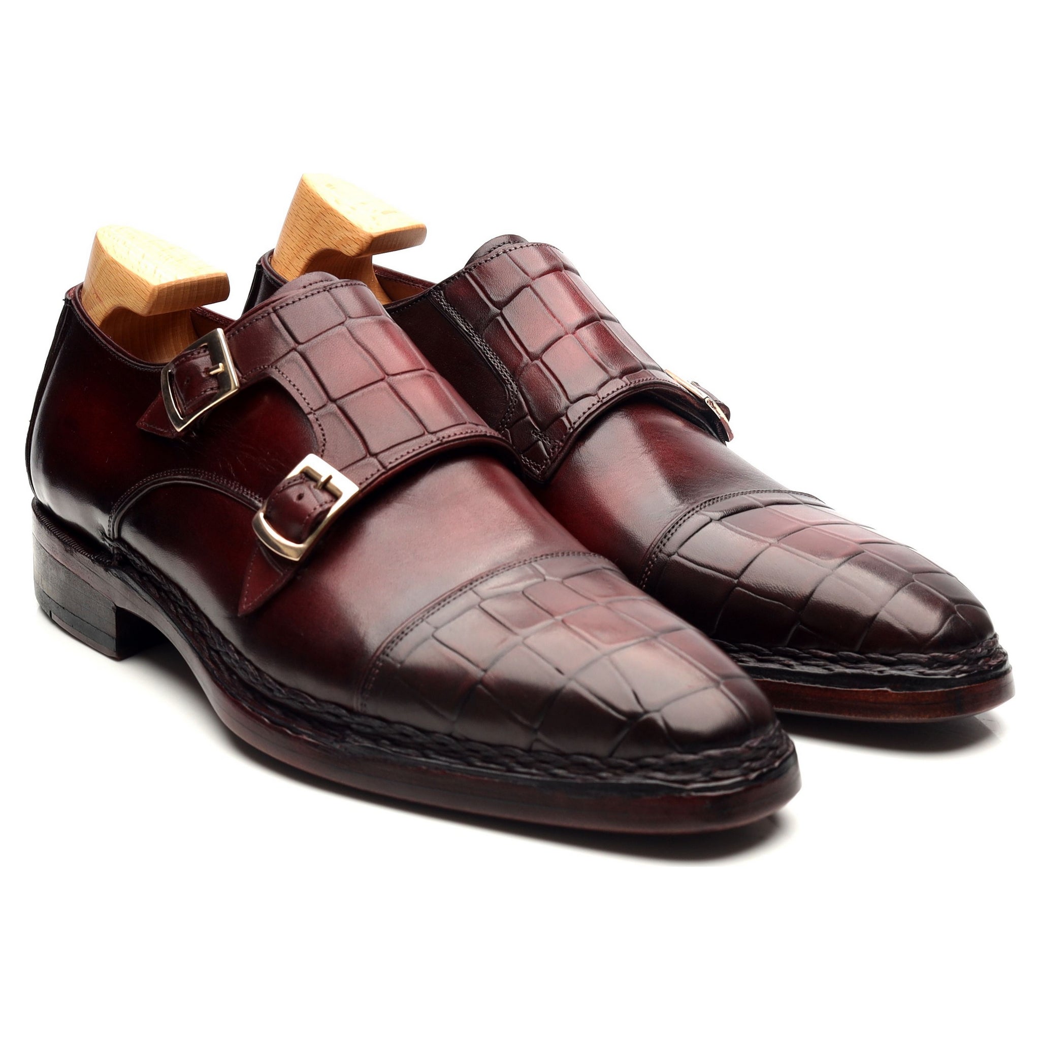 Paul Parkman double boucle cuir bordeaux UK 6 EU 40