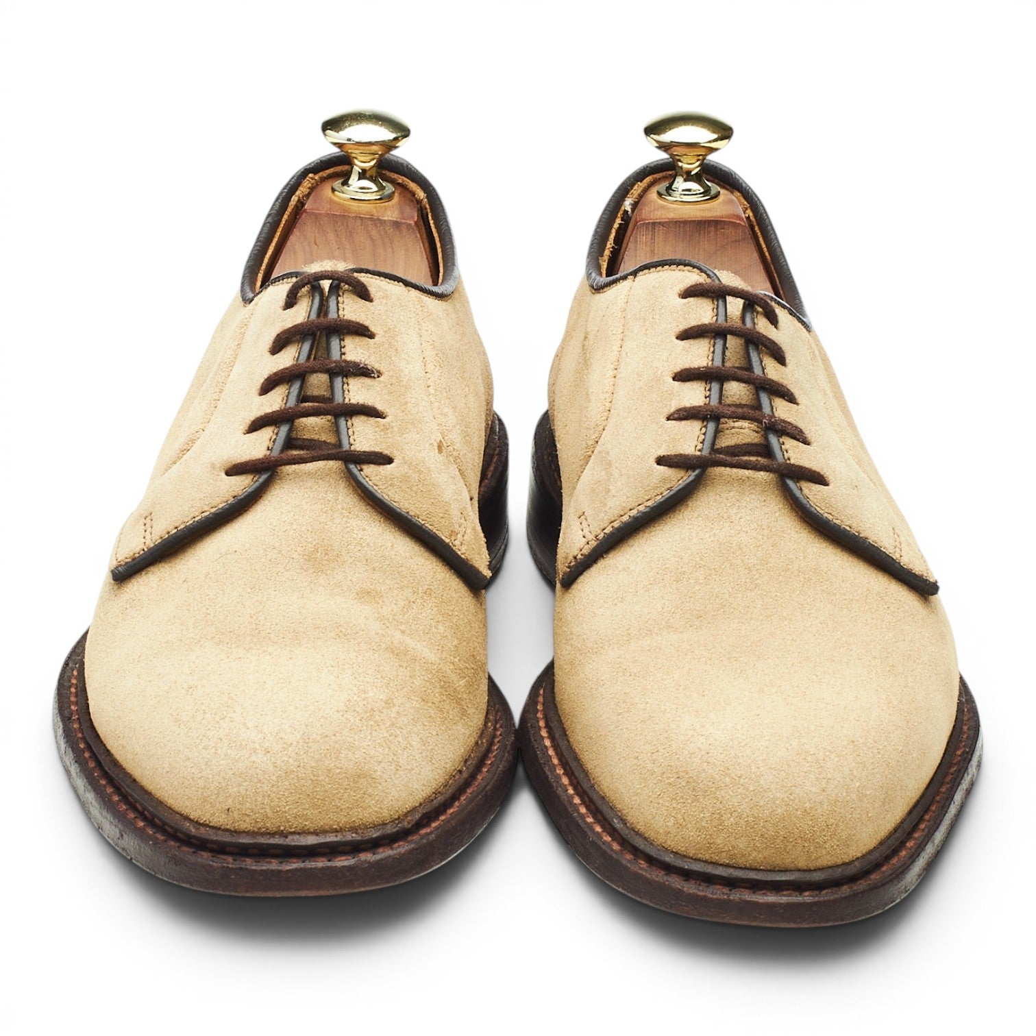 Tricker's Robert derbies suède sable UK 7