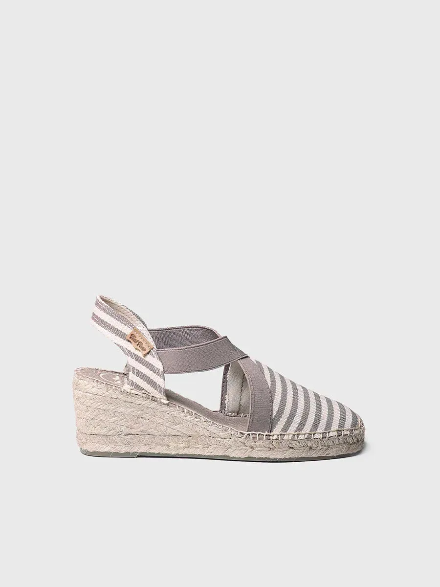 Toni Pons Terra-DD espadrille compensee taupe vegan