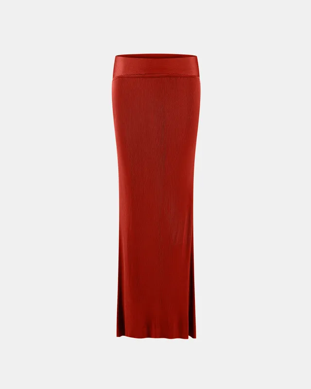 Nodaleto La Galpa for Noda Skirt jupe Midnight Red viscose