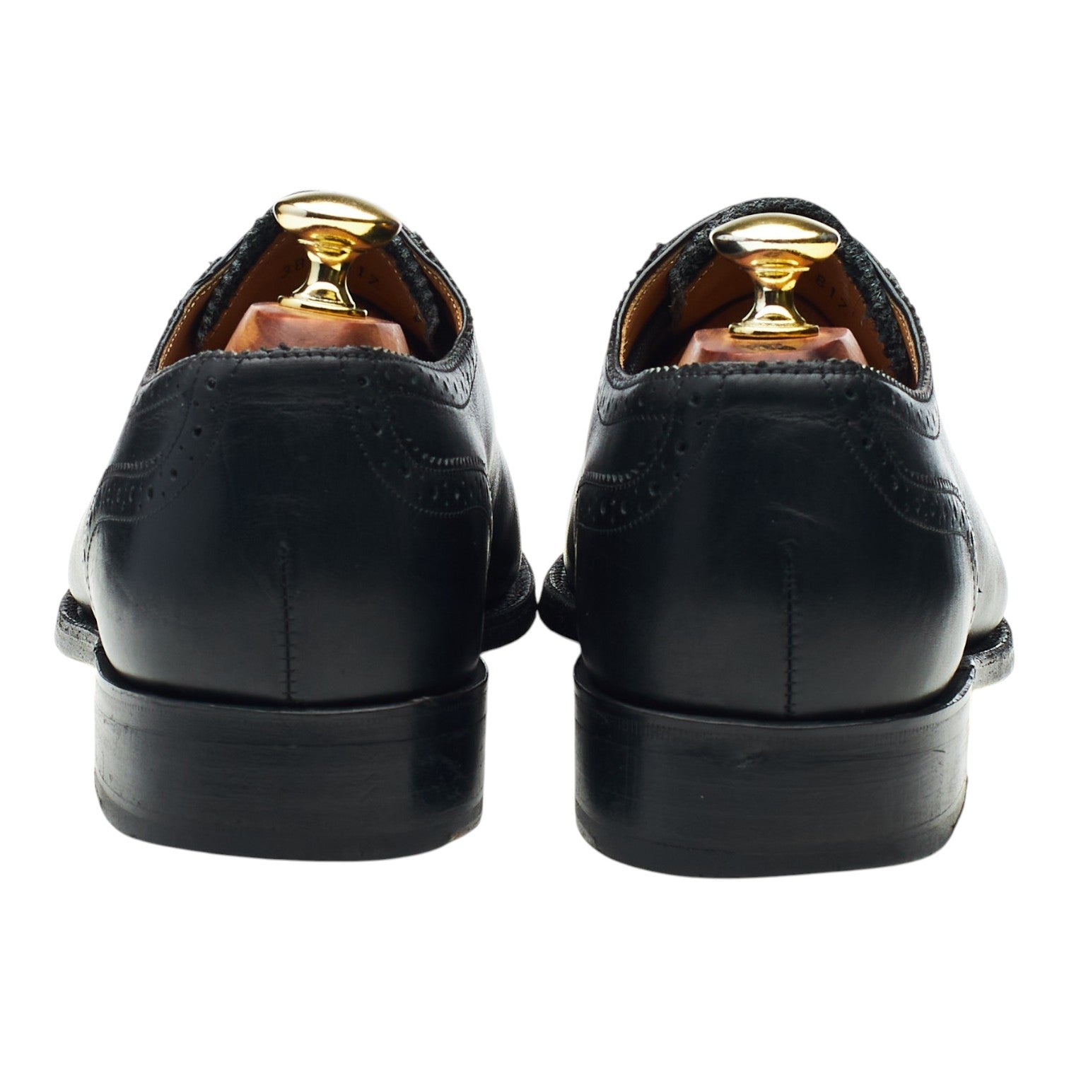 Barker richelieu brogues cuir noir UK 7.5