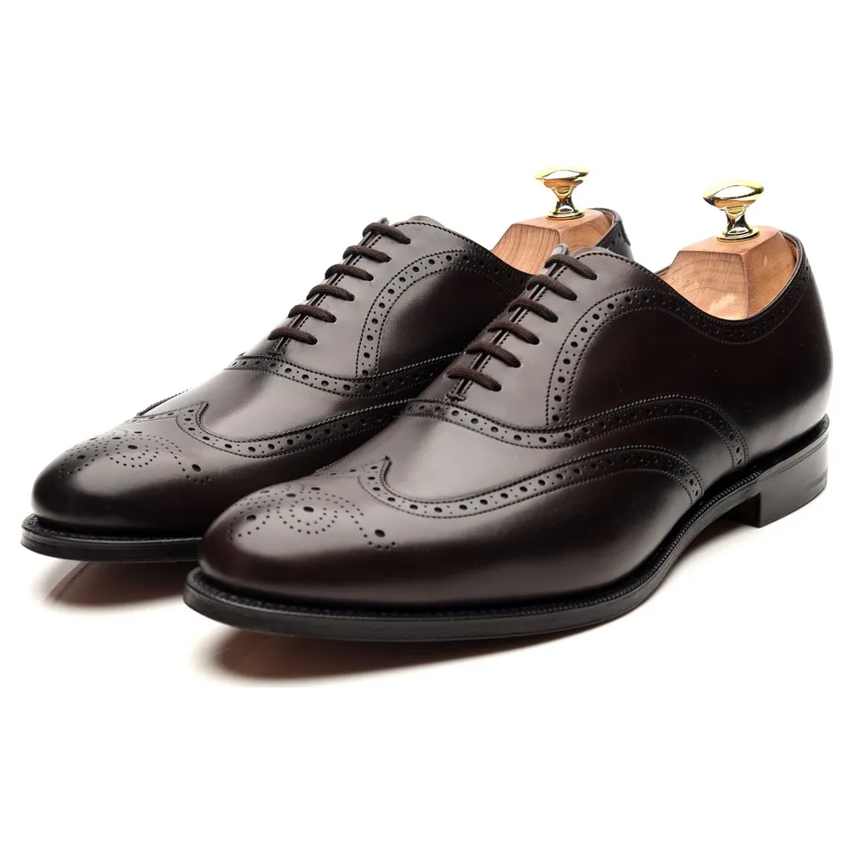 Church's Berlin derbies cuir marron foncé UK 8