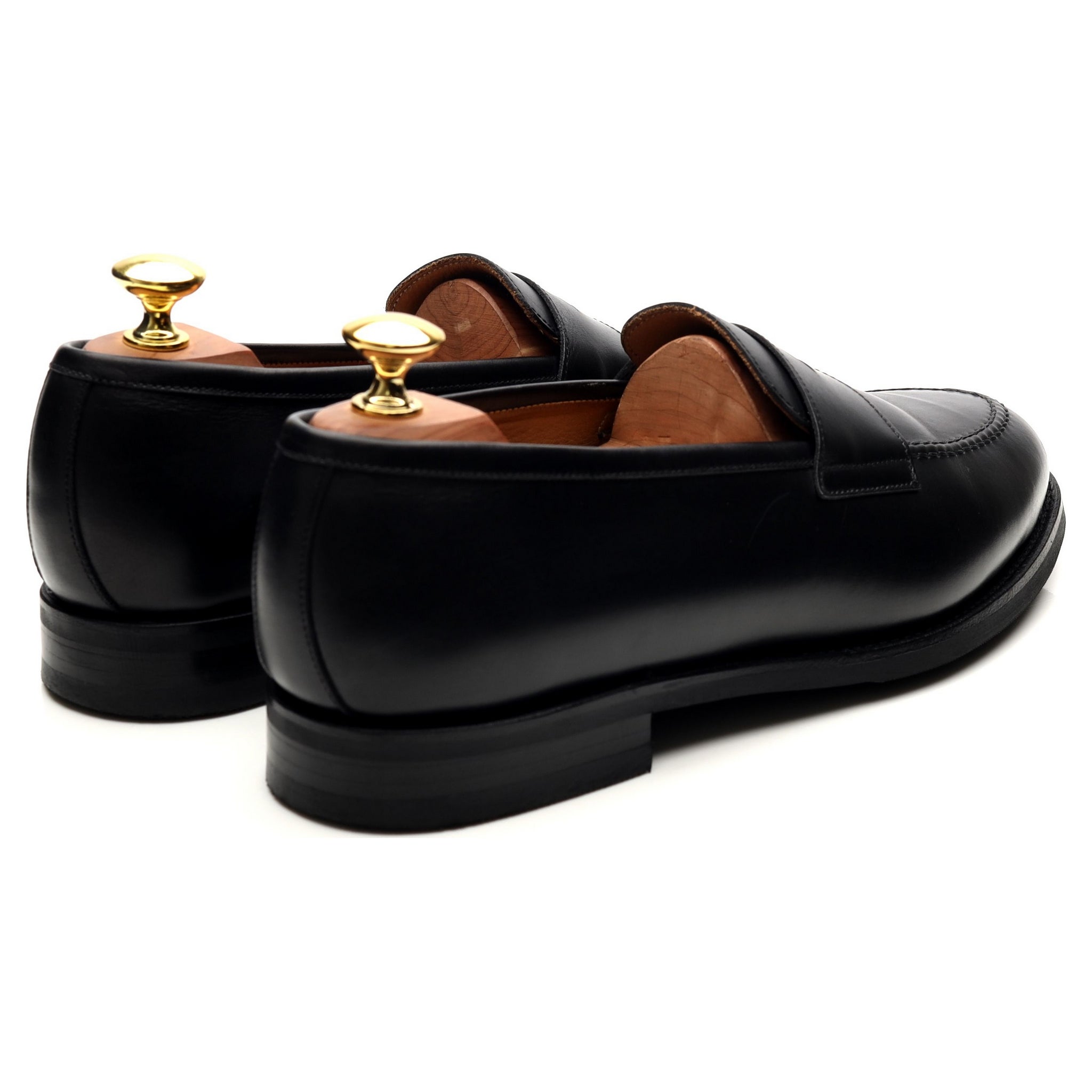 Morjas mocassins penny cuir noir UK 7.5