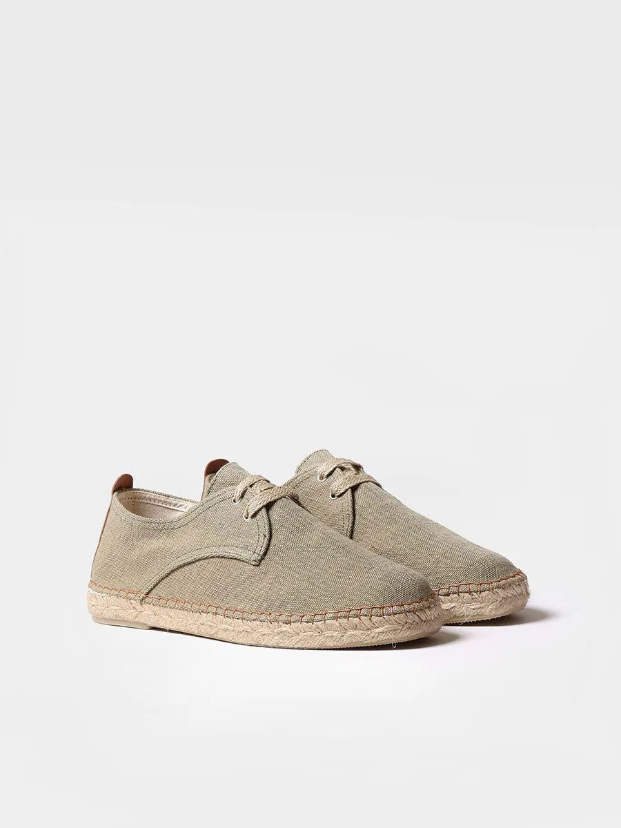 Toni Pons Dixon espadrille homme à lacets toile