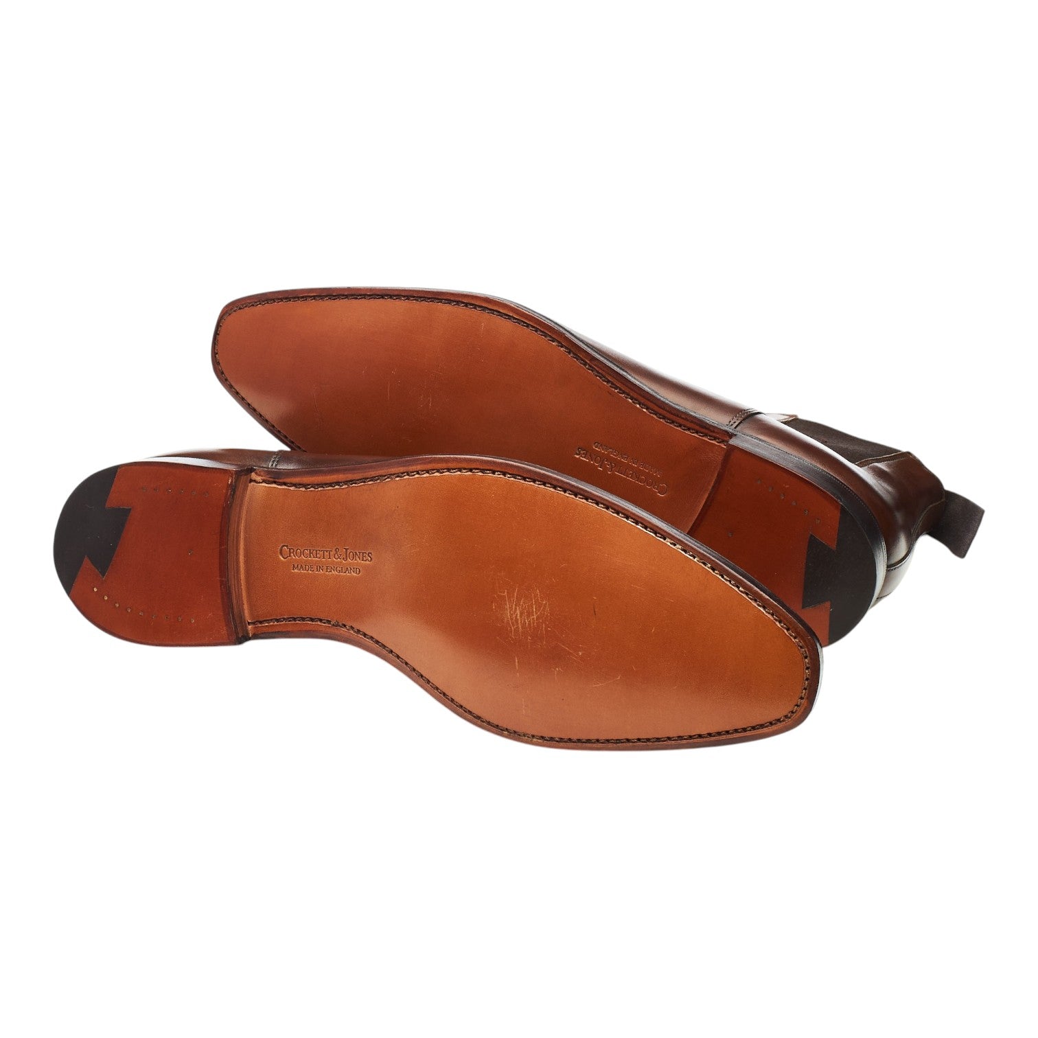 Crockett & Jones Lingfield bottines chelsea cuir marron 7.5