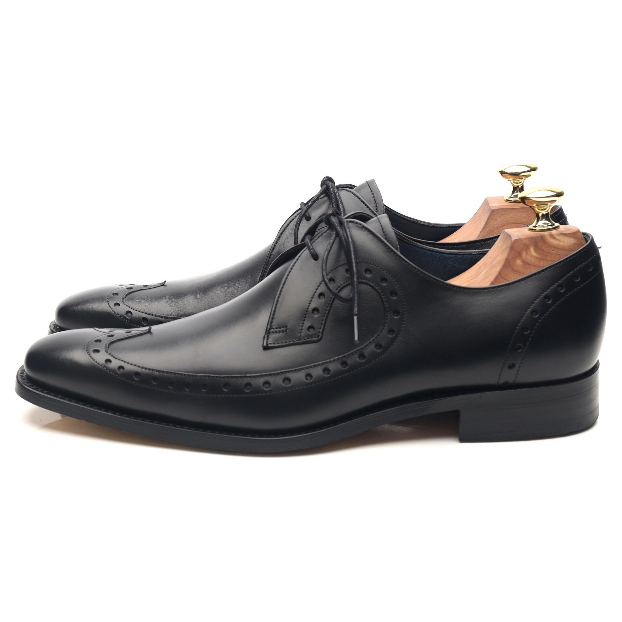 Barker Woody derby cuir noir 7.5 semelle cuir
