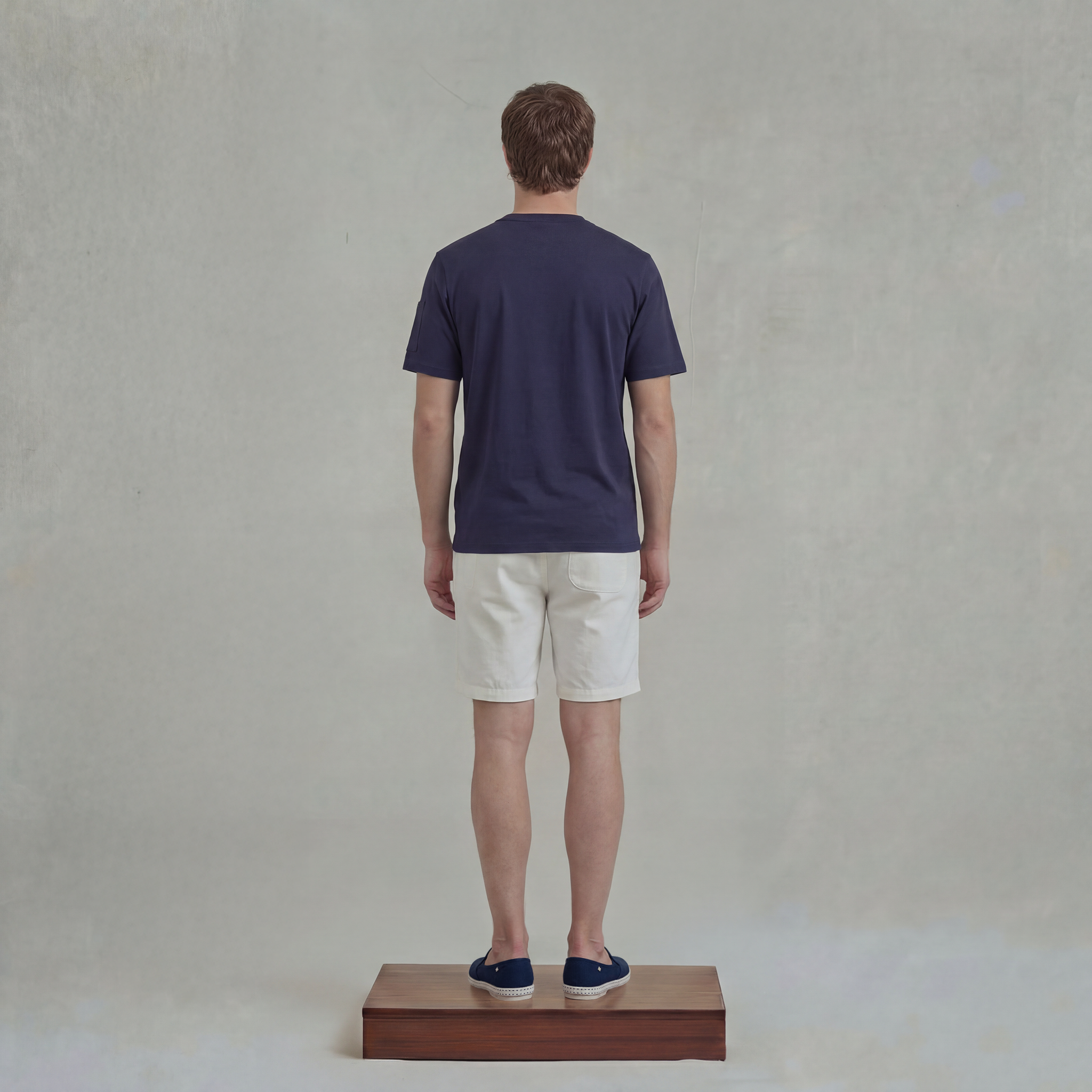 Rivieras Tropez t-shirt marine poche manche