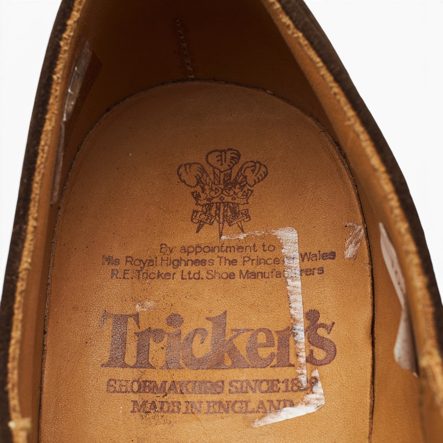 Tricker's Daniel derby suède marron foncé UK 6.5