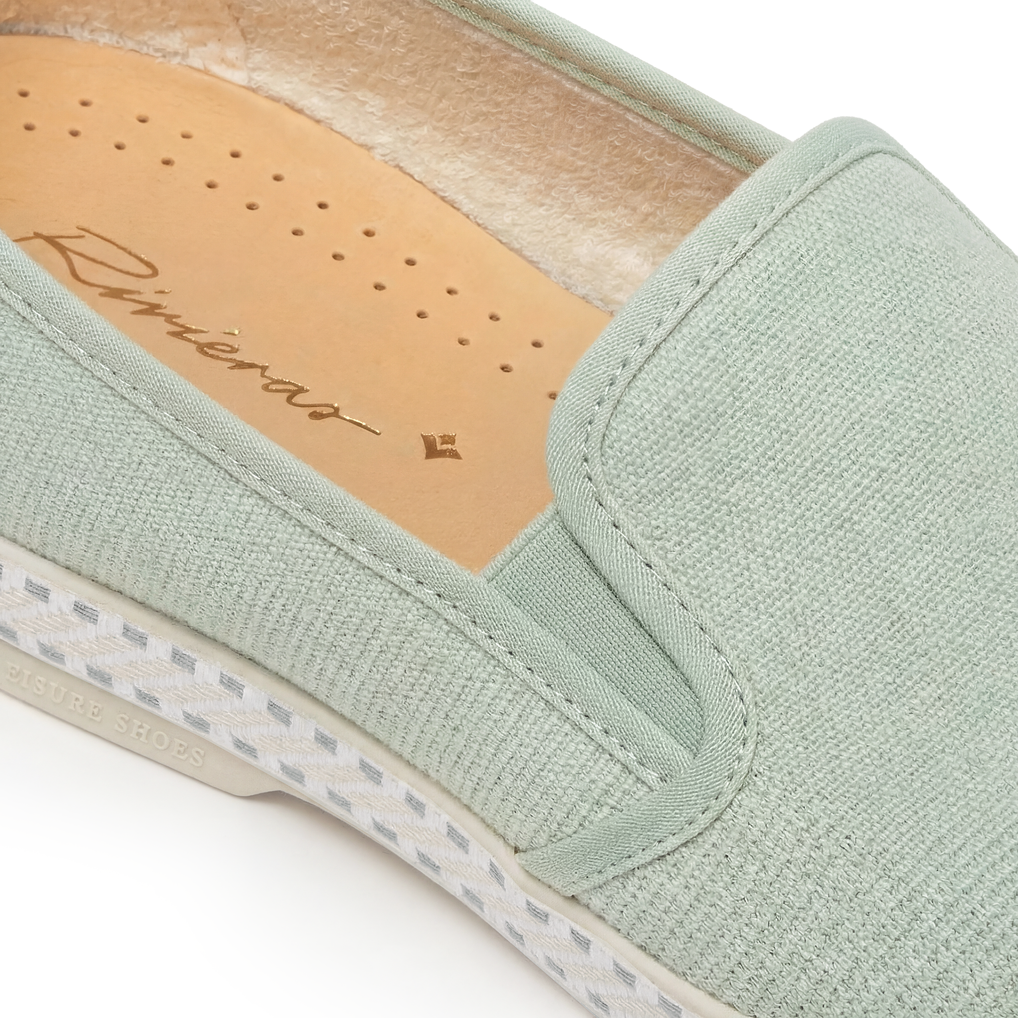Rivieras Classic 1025 espadrilles vert d'eau toile