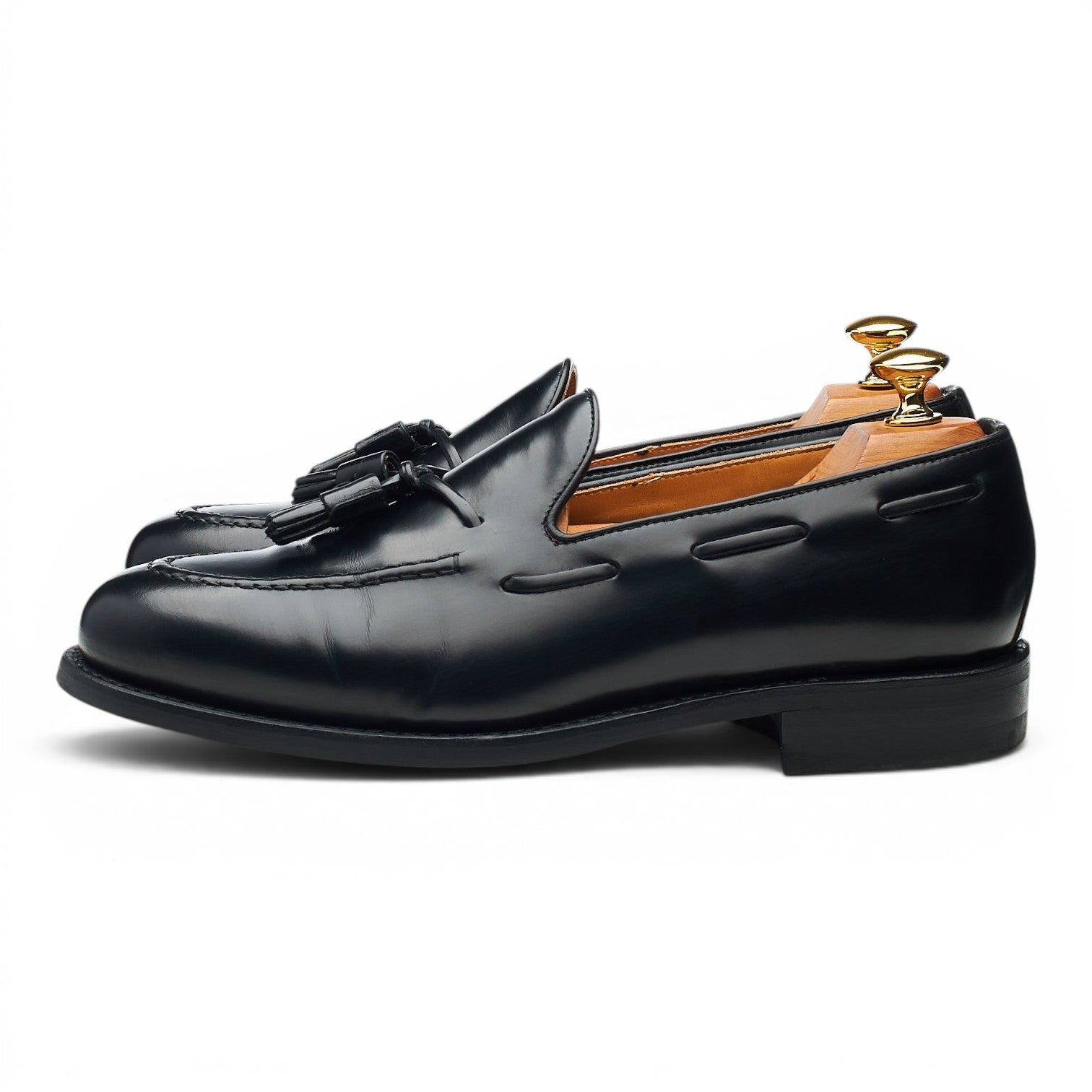 Berwick 8491 mocassins à glands cuir noir pointure UK 6,5