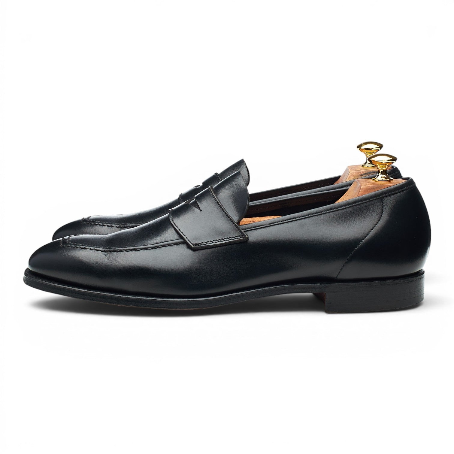 Peal & Co mocassin cuir noir pointure UK 10.5