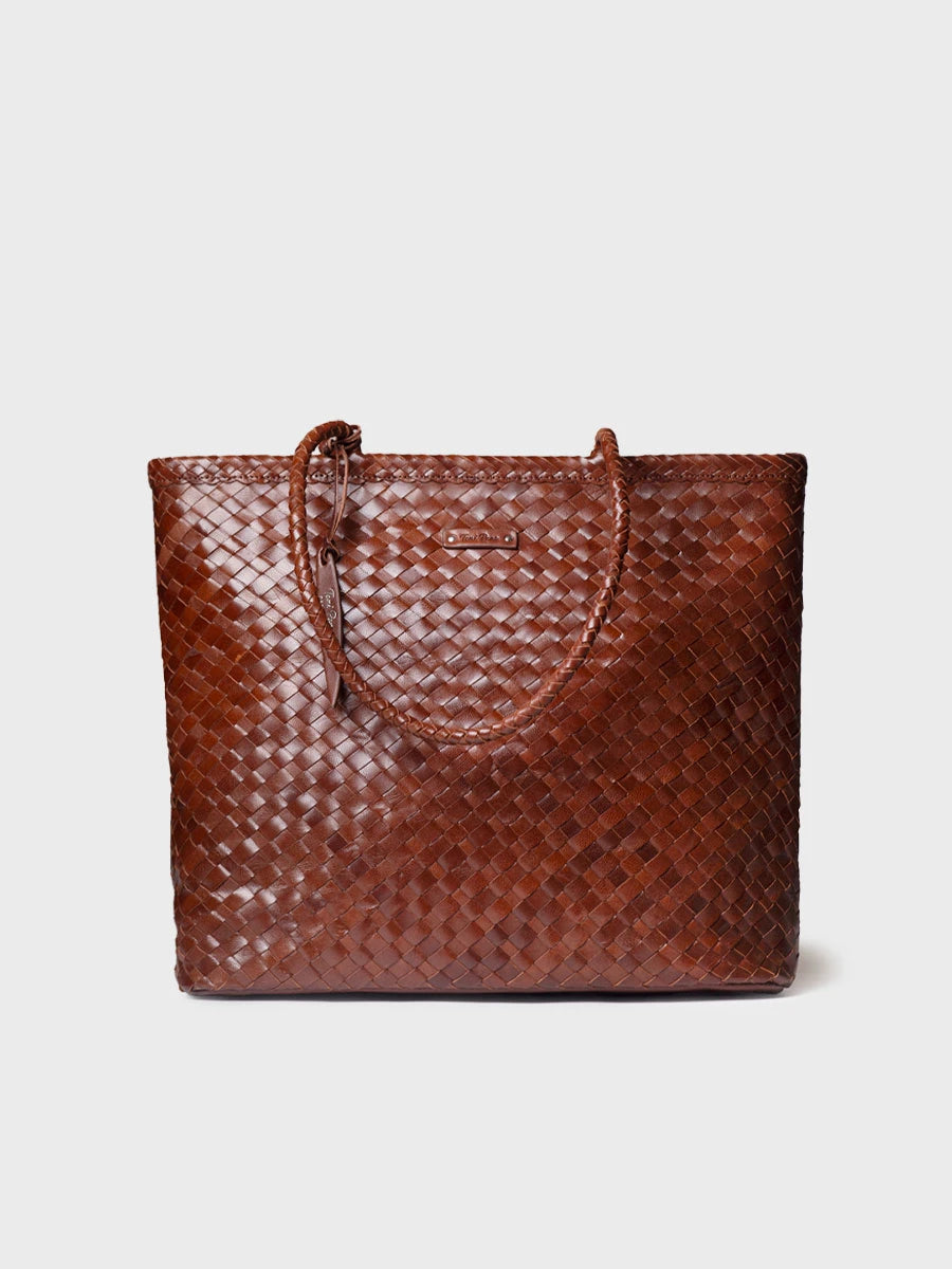 Toni Pons Samanta sac cuir tressé épaule grand