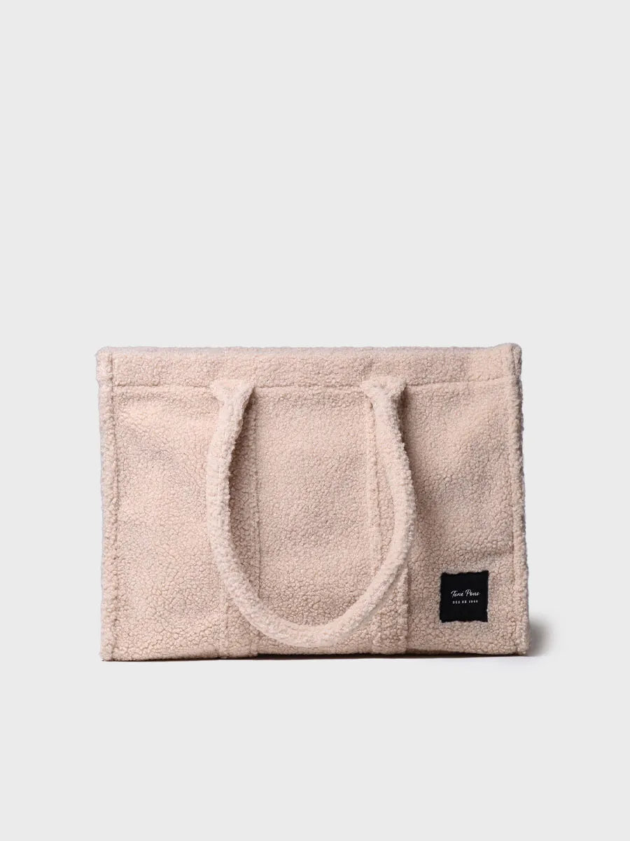 Toni Pons Gwen sac cabas fourrure naturel