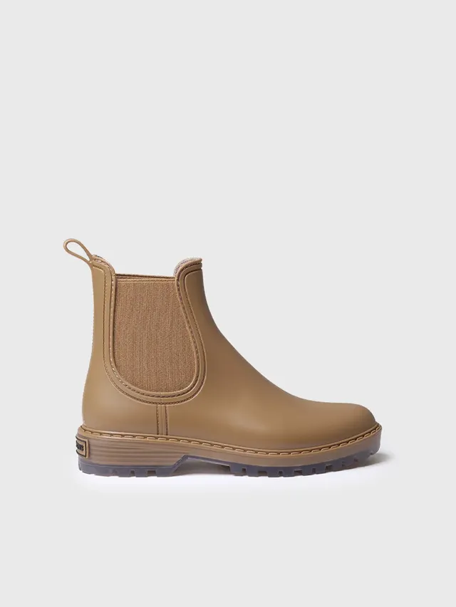 Toni Pons Coney bottines pluie femme camel