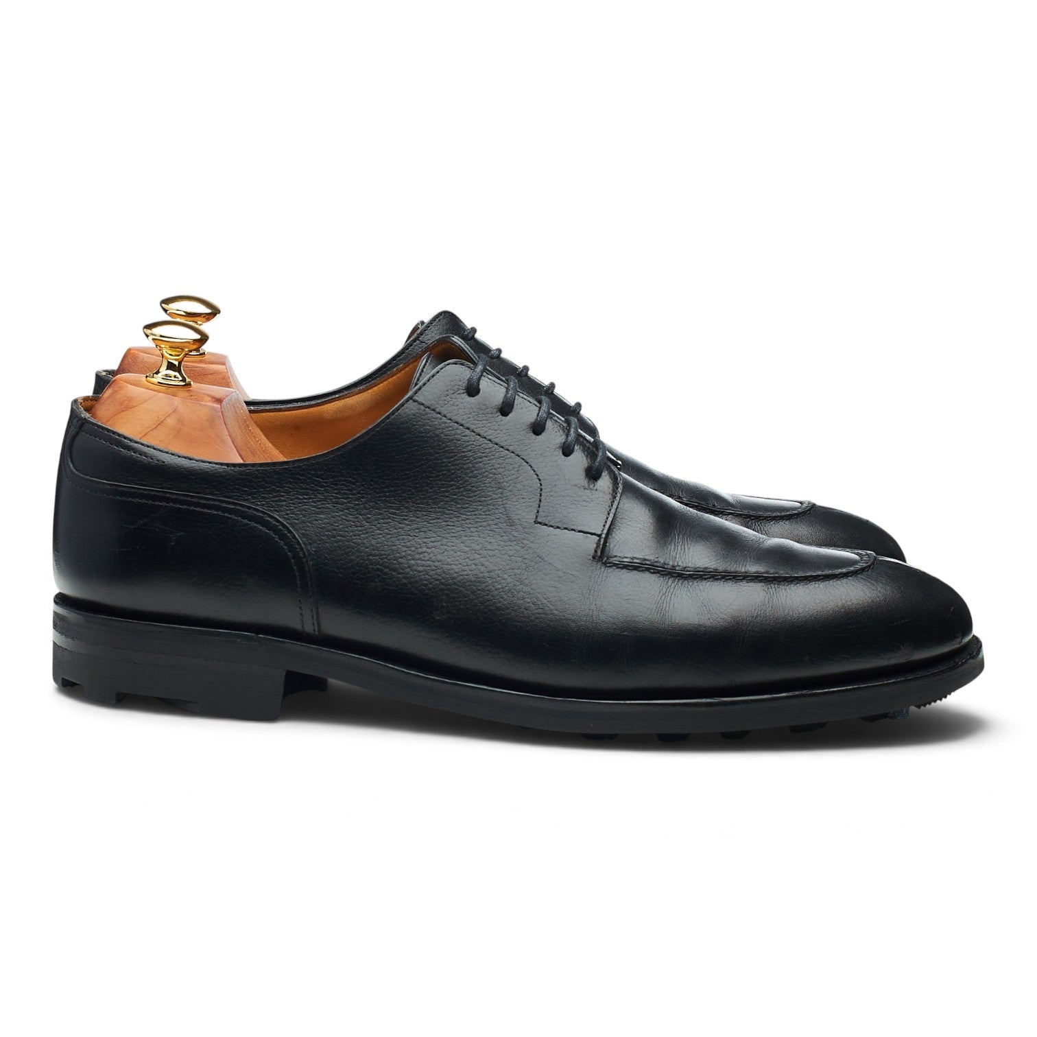 John Lobb Chambord II derbies cuir noir pointure UK 10.5