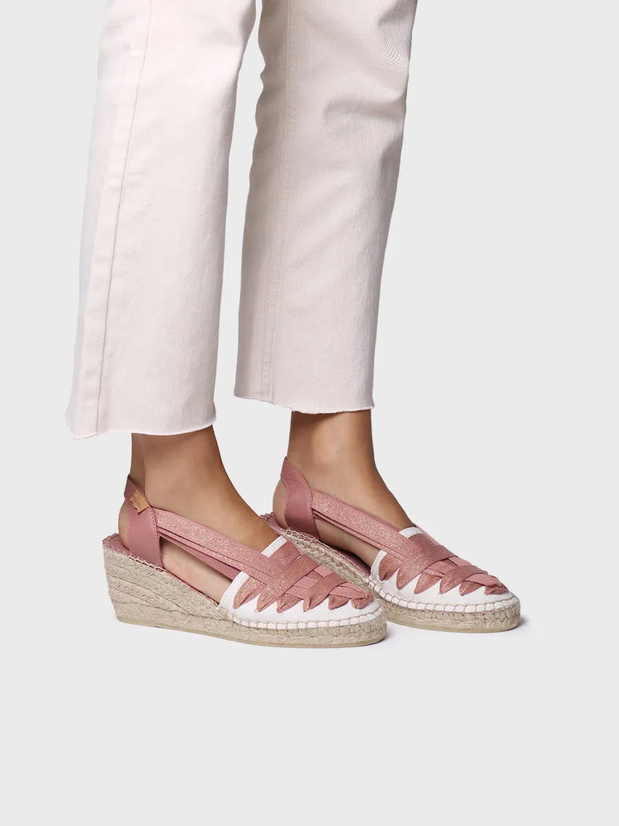 Toni Pons Tracy-CZ espadrilles compensees blush
