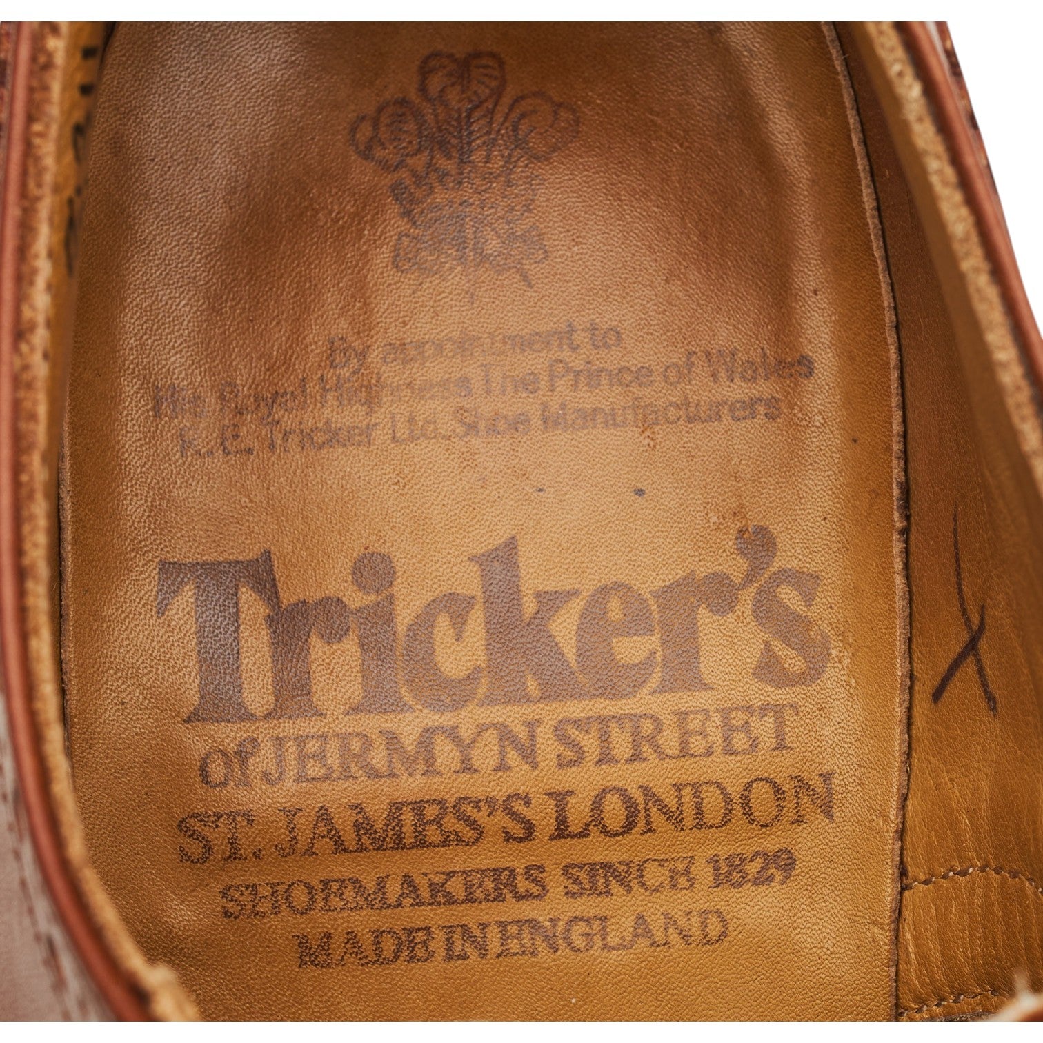 Tricker's Bourton derby cuir marron UK 7