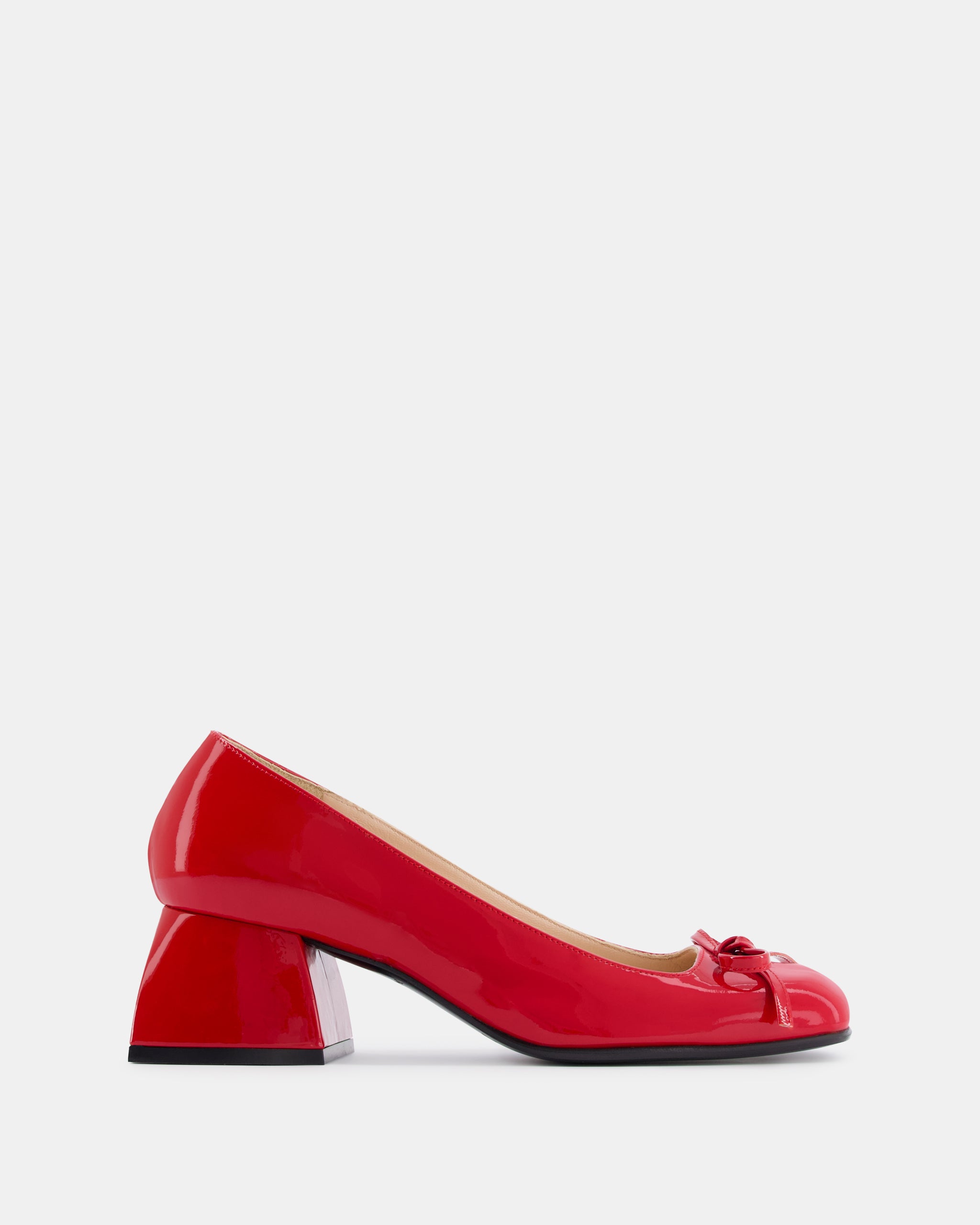 Nodaleto Bulla Node 50 escarpins rouges verni talon 5 cm