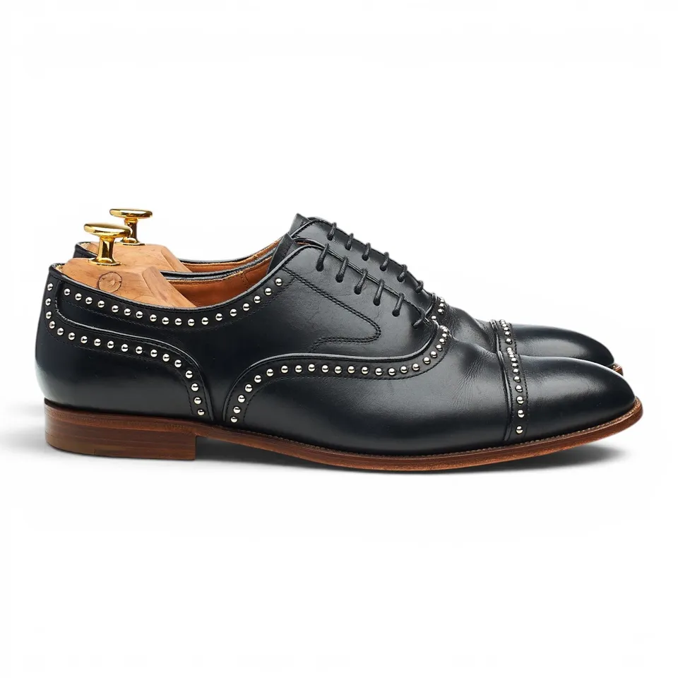 Church's Anna Met. 2 oxford cuir noir pointure UK 6,5 clouté