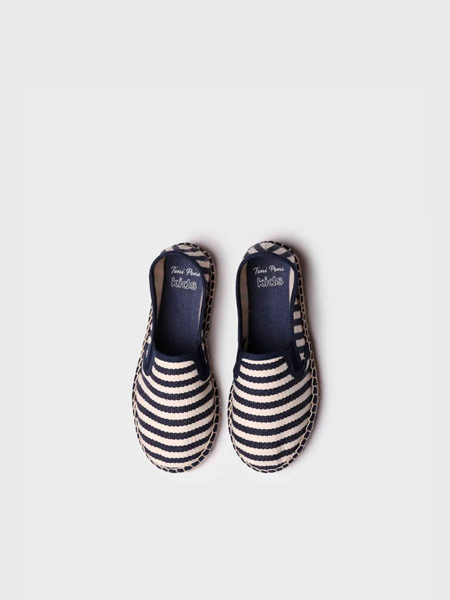 Toni Pons Efes-DD espadrilles toile garçon marine rayées