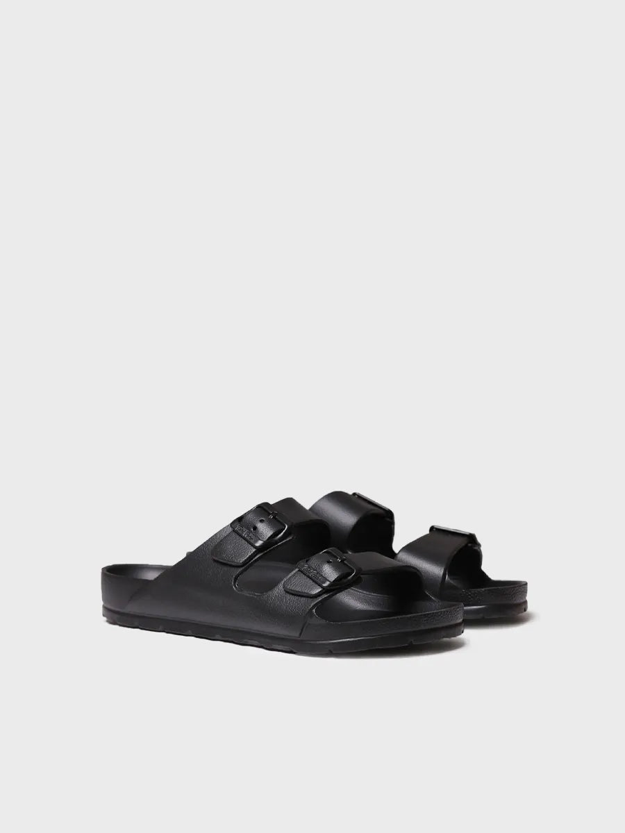 Toni Pons Fiji sandales homme caoutchouc noires