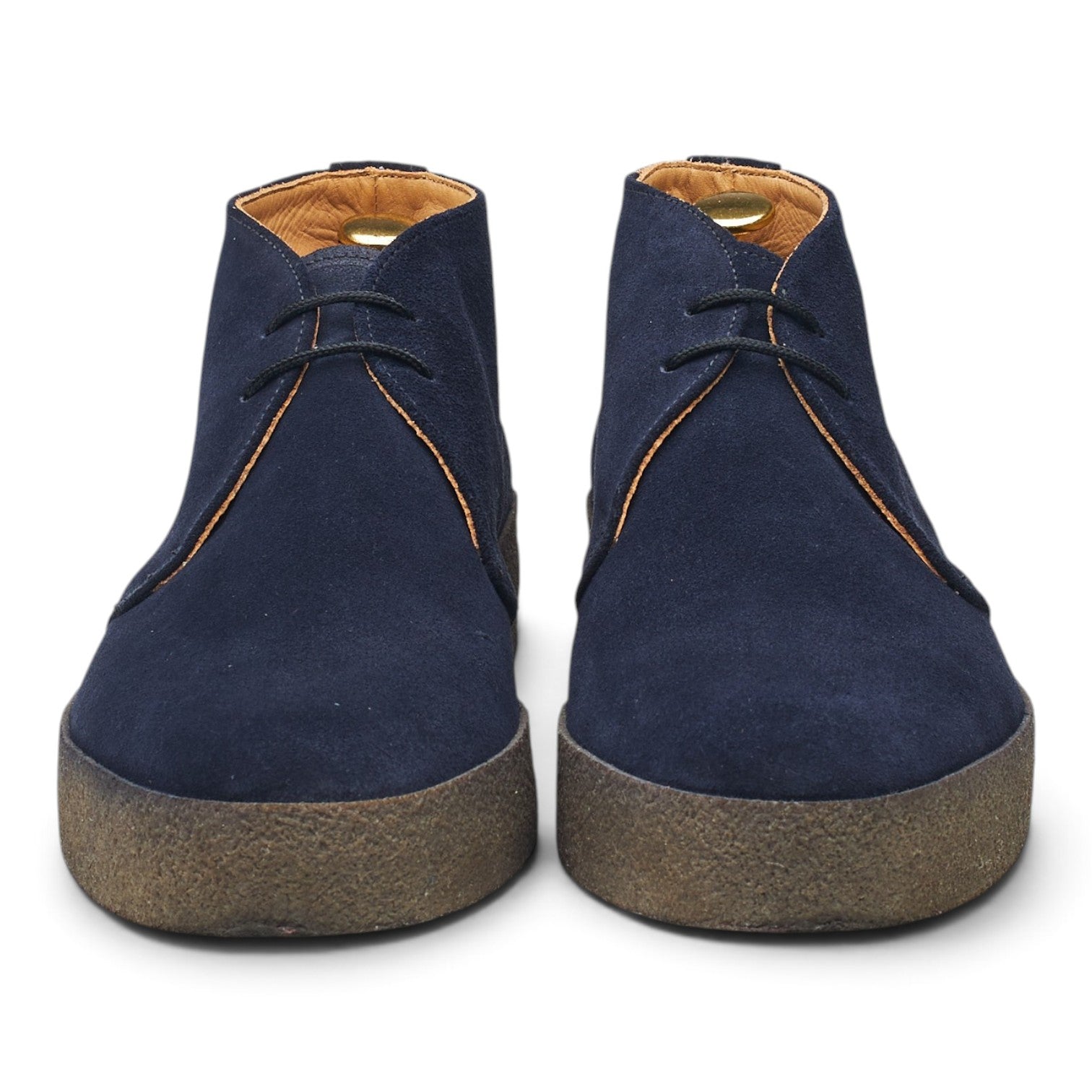 Sanders Hi-Top bottines chukka daim bleu UK 8.5