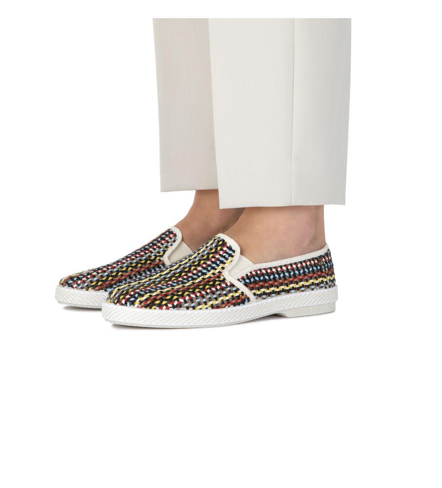 Rivieras Classic Lord espadrilles multicolore tissé