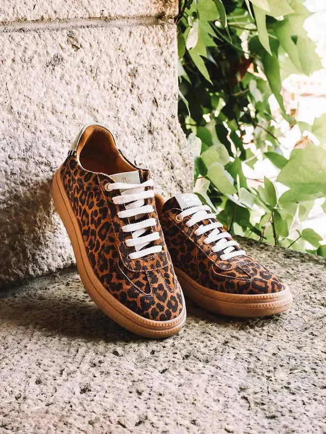 Toni Pons Aurea baskets cuir imprimé animal