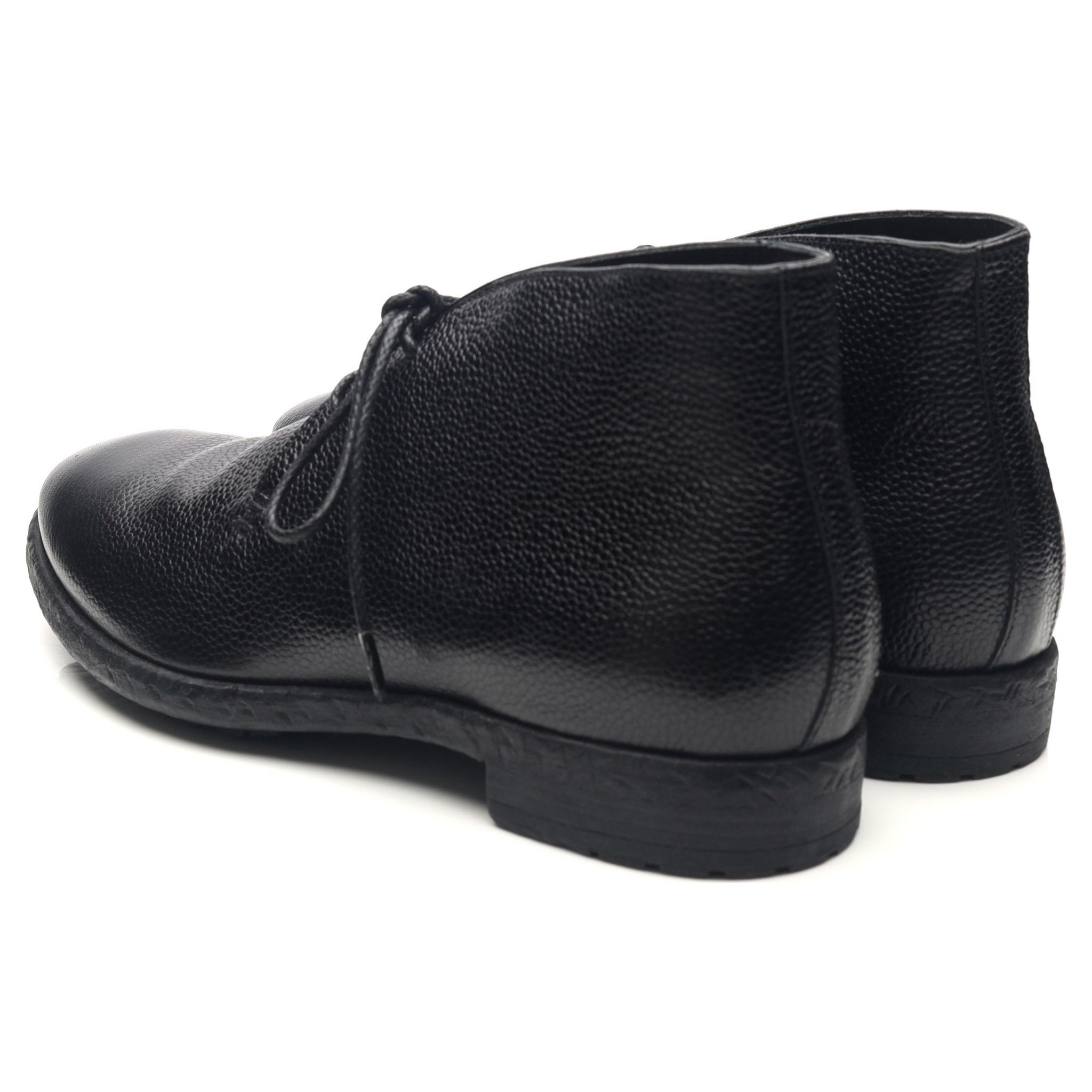 Officine Creative boots chukka cuir grainé noir UK 6