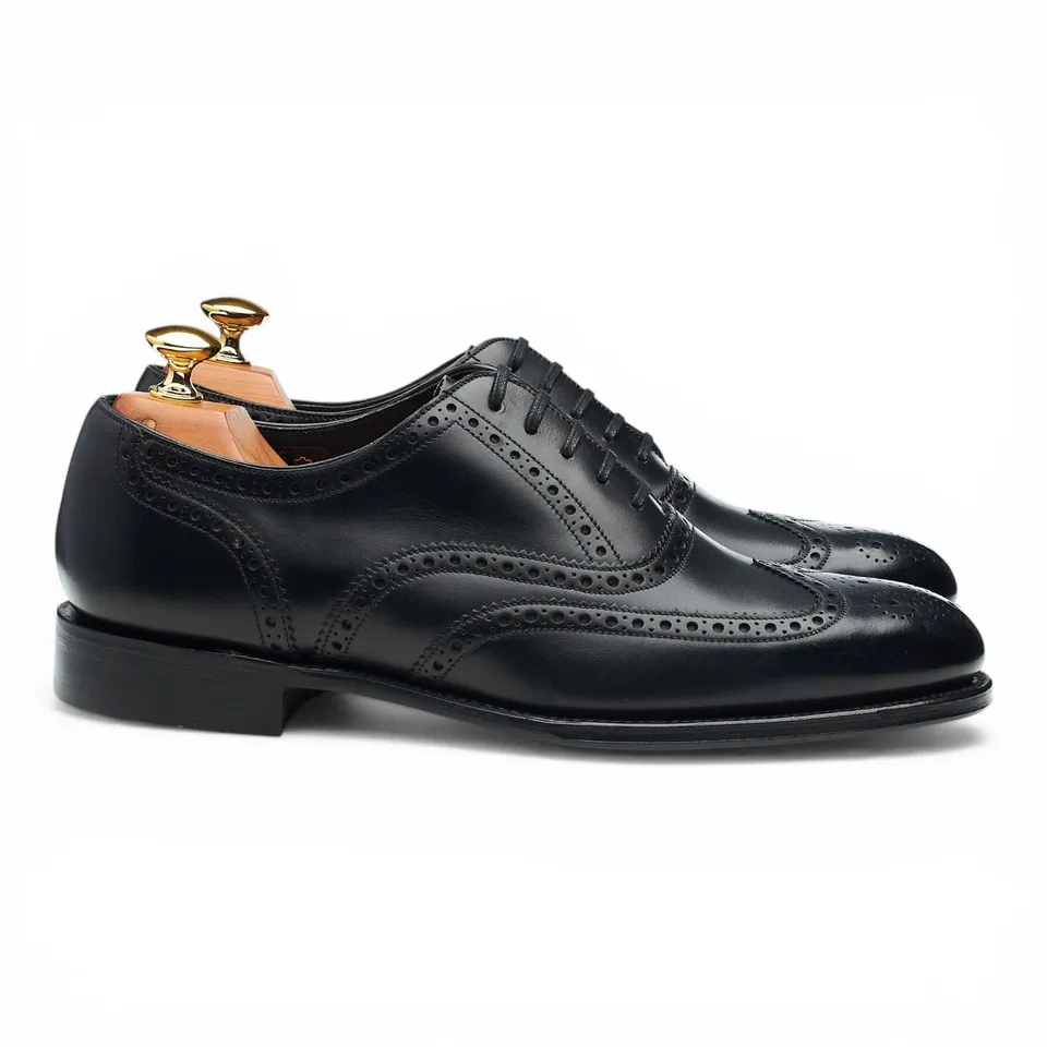 Loake 1880 Torrington richelieu cuir noir 6 UK