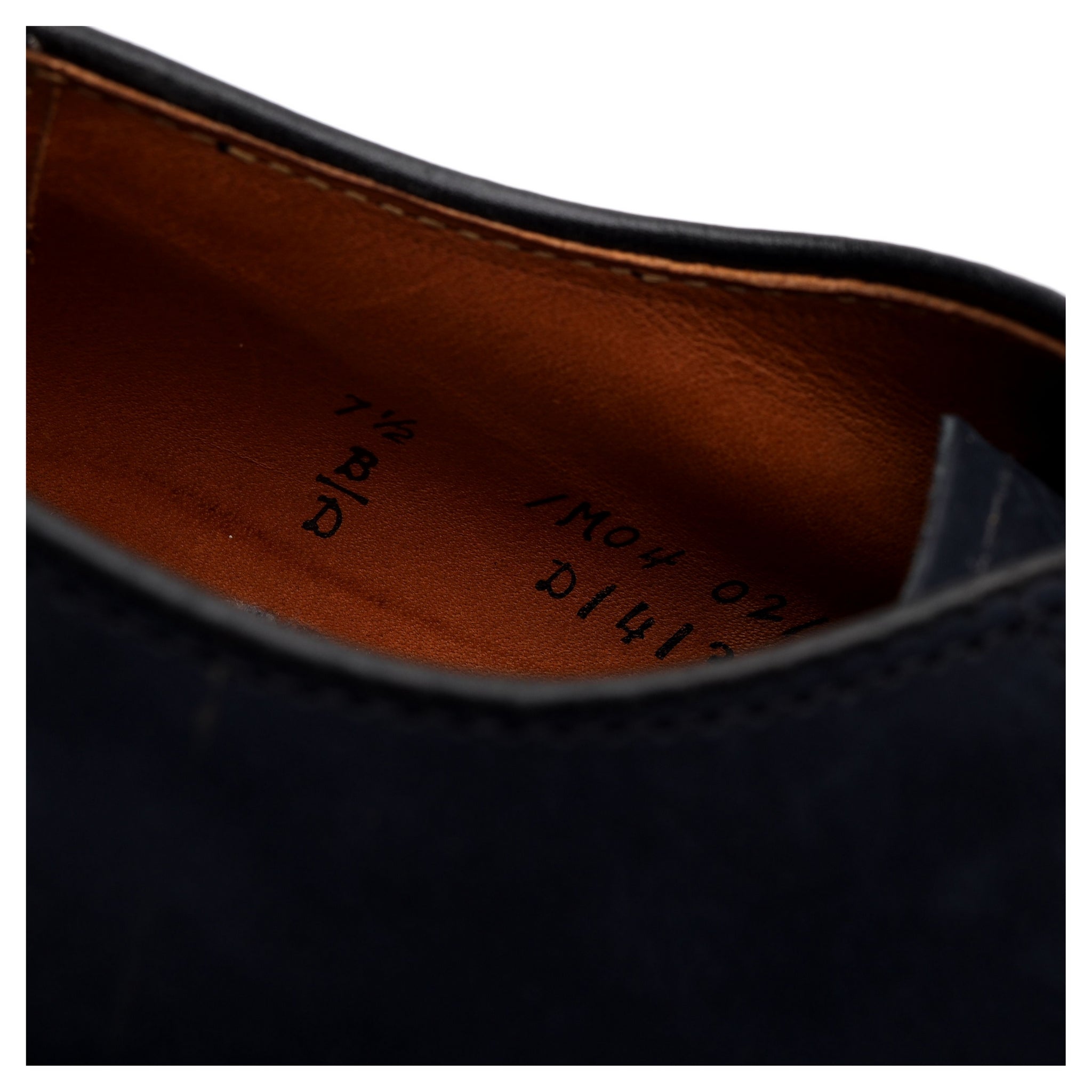 Alden D1413 derby nubuck bleu UK 6.5