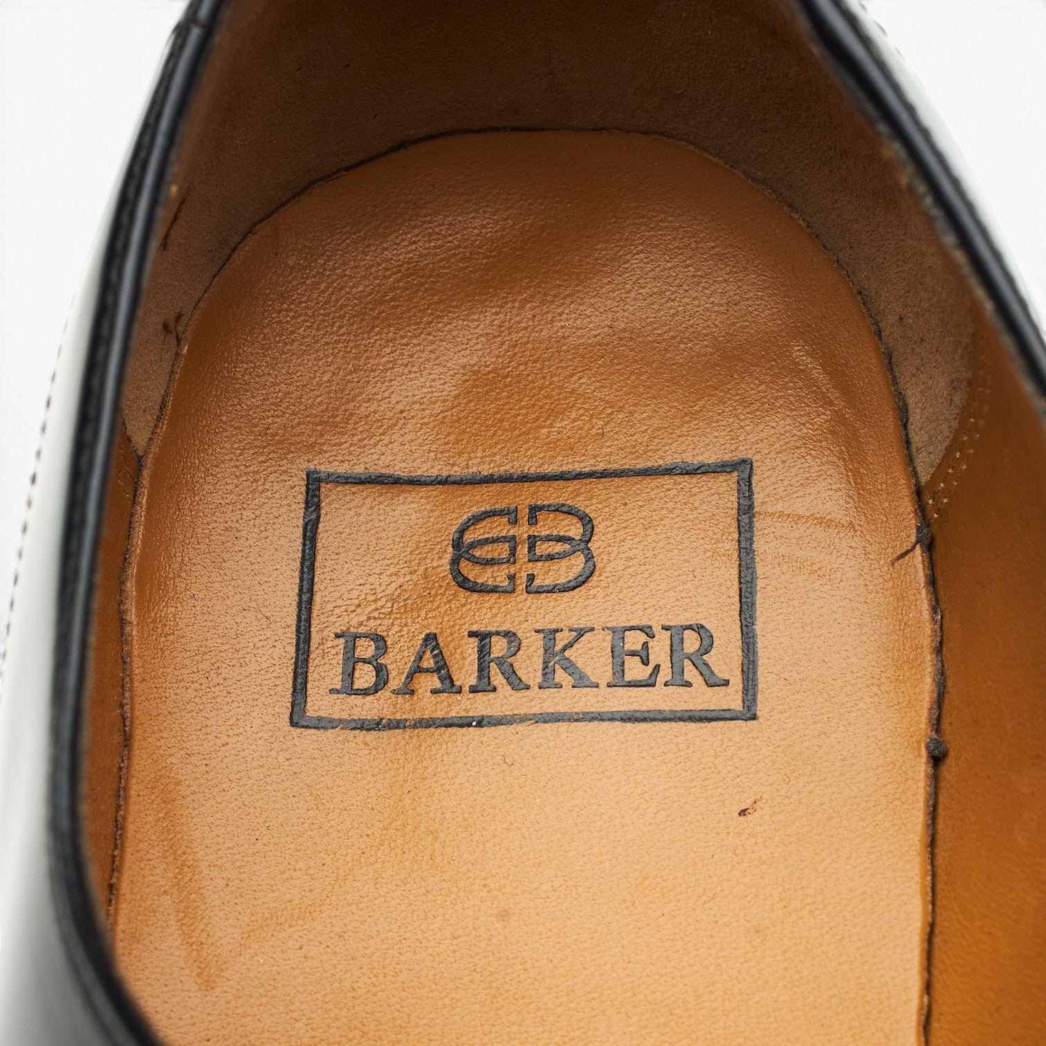 Barker Venice derby brogue cuir noir UK 7