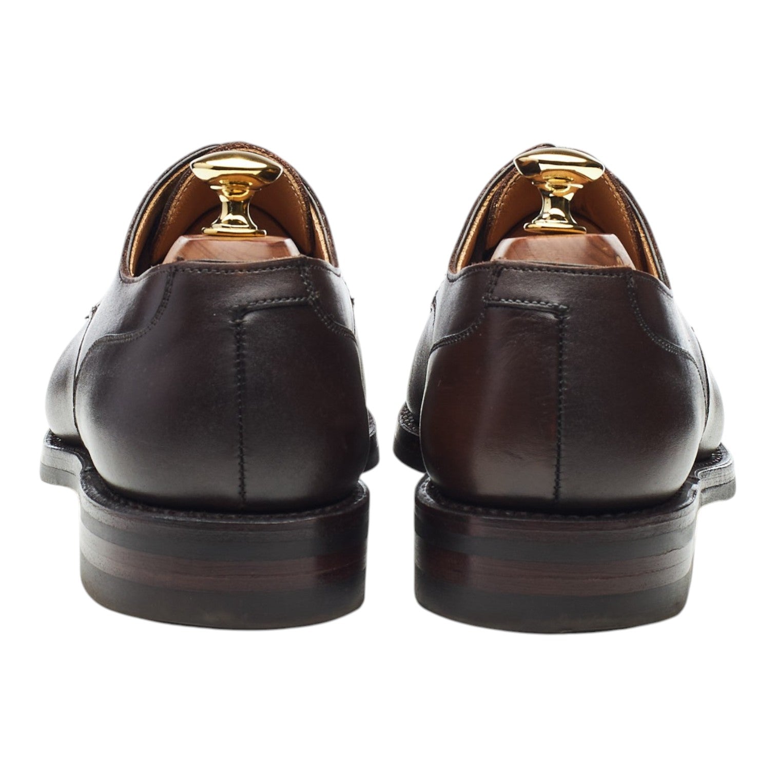 Crockett & Jones Onslow derby cuir marron 6,5 semelle gomme