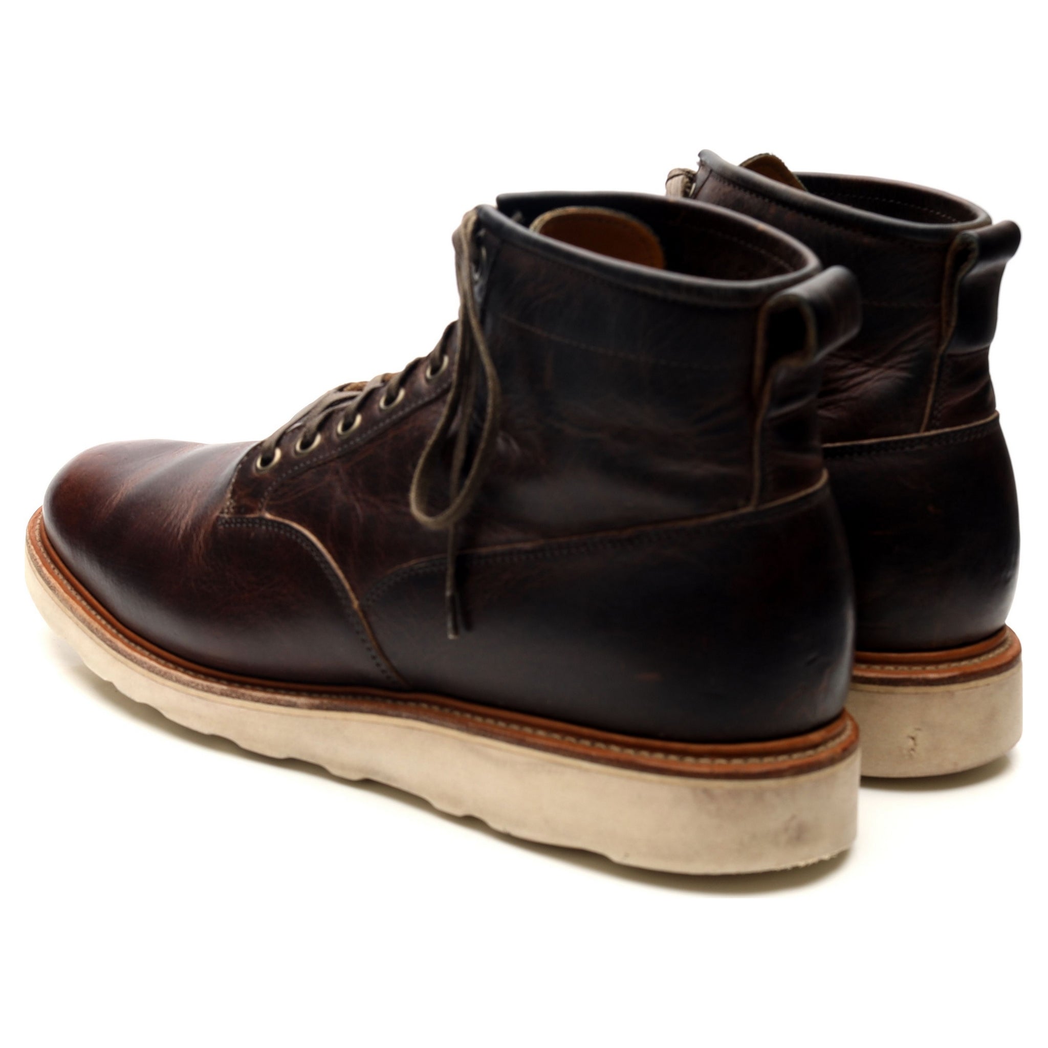 Viberg Service Boots cuir marron UK 10