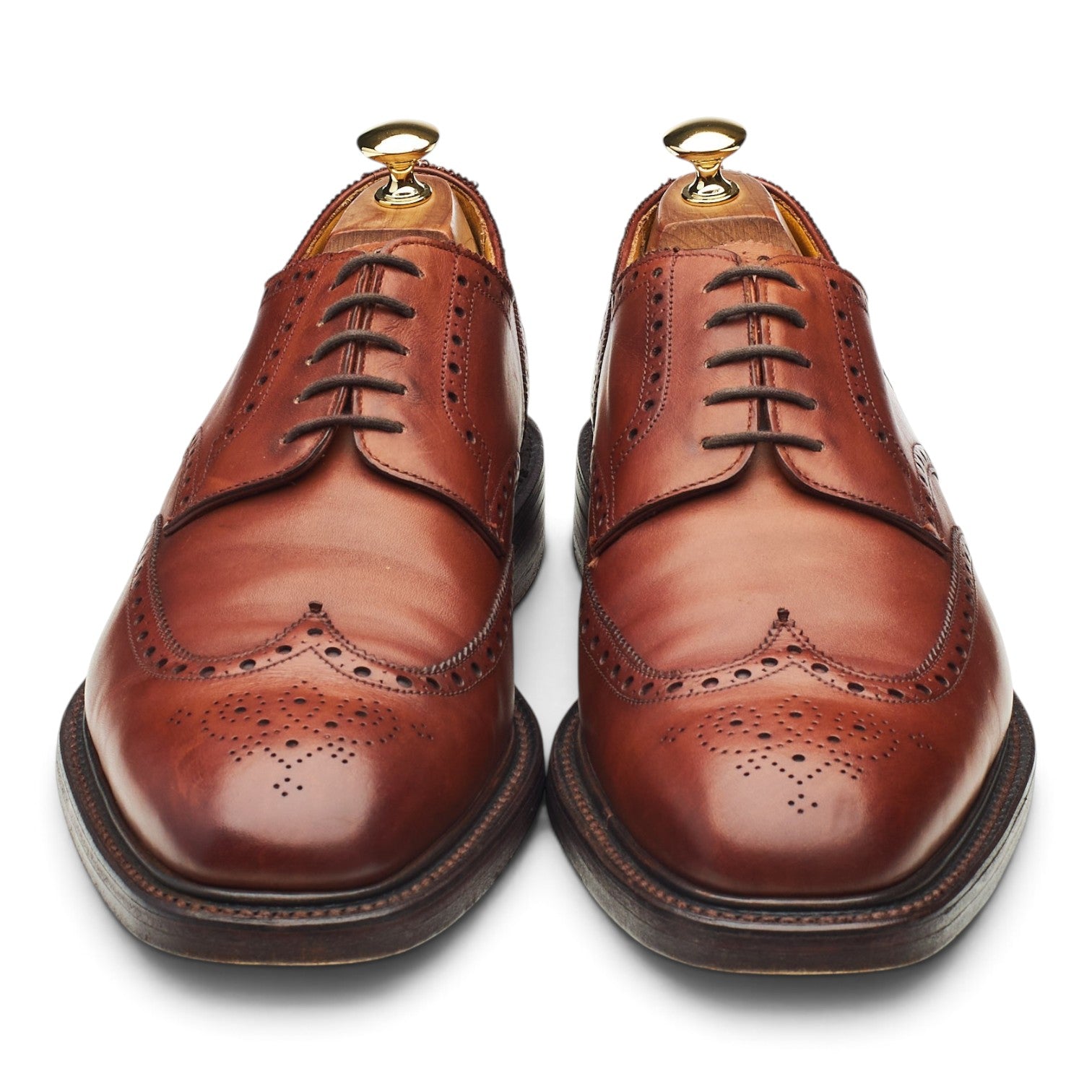 Shipton & Heneage Derby Brogue cuir marron 10.5 G