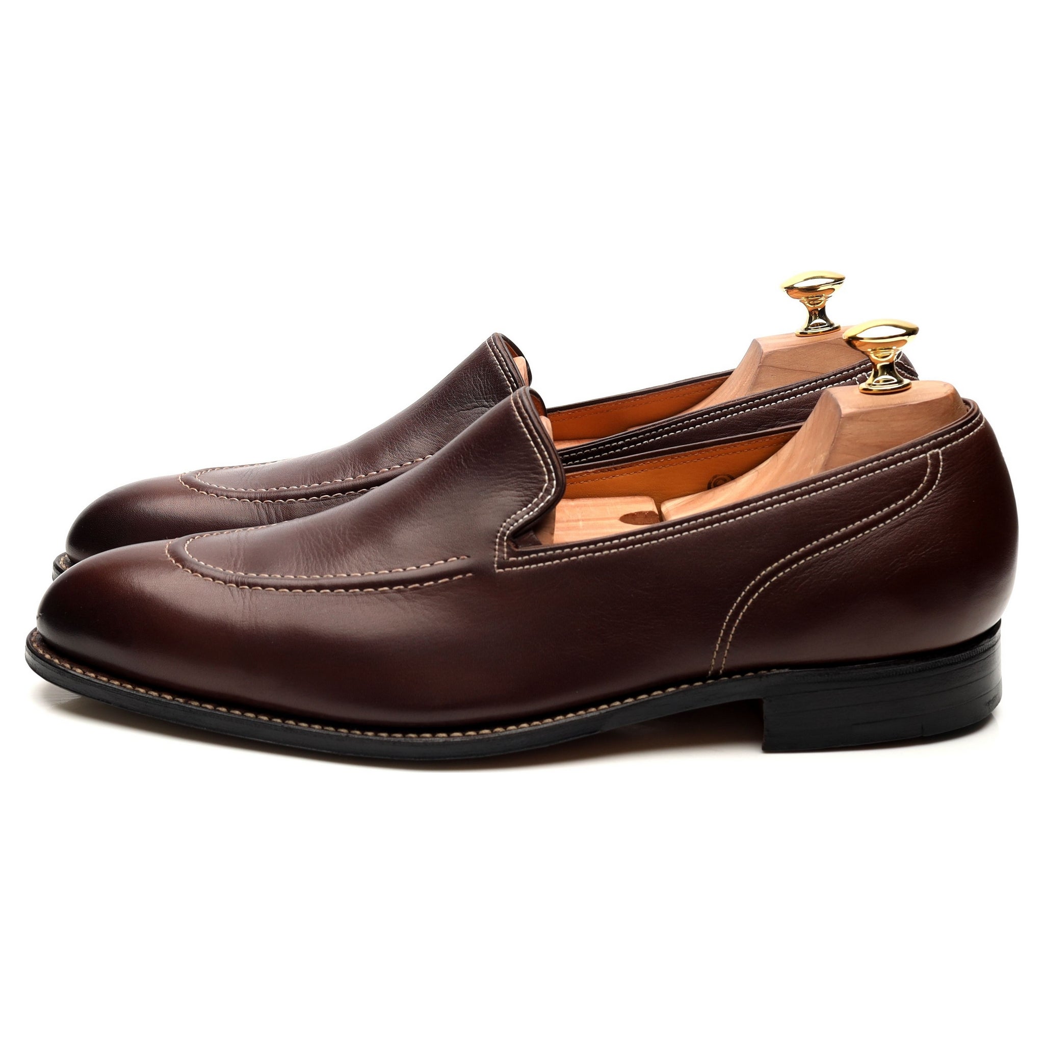 John Lobb Bahamas mocassins cuir marron 10 UK