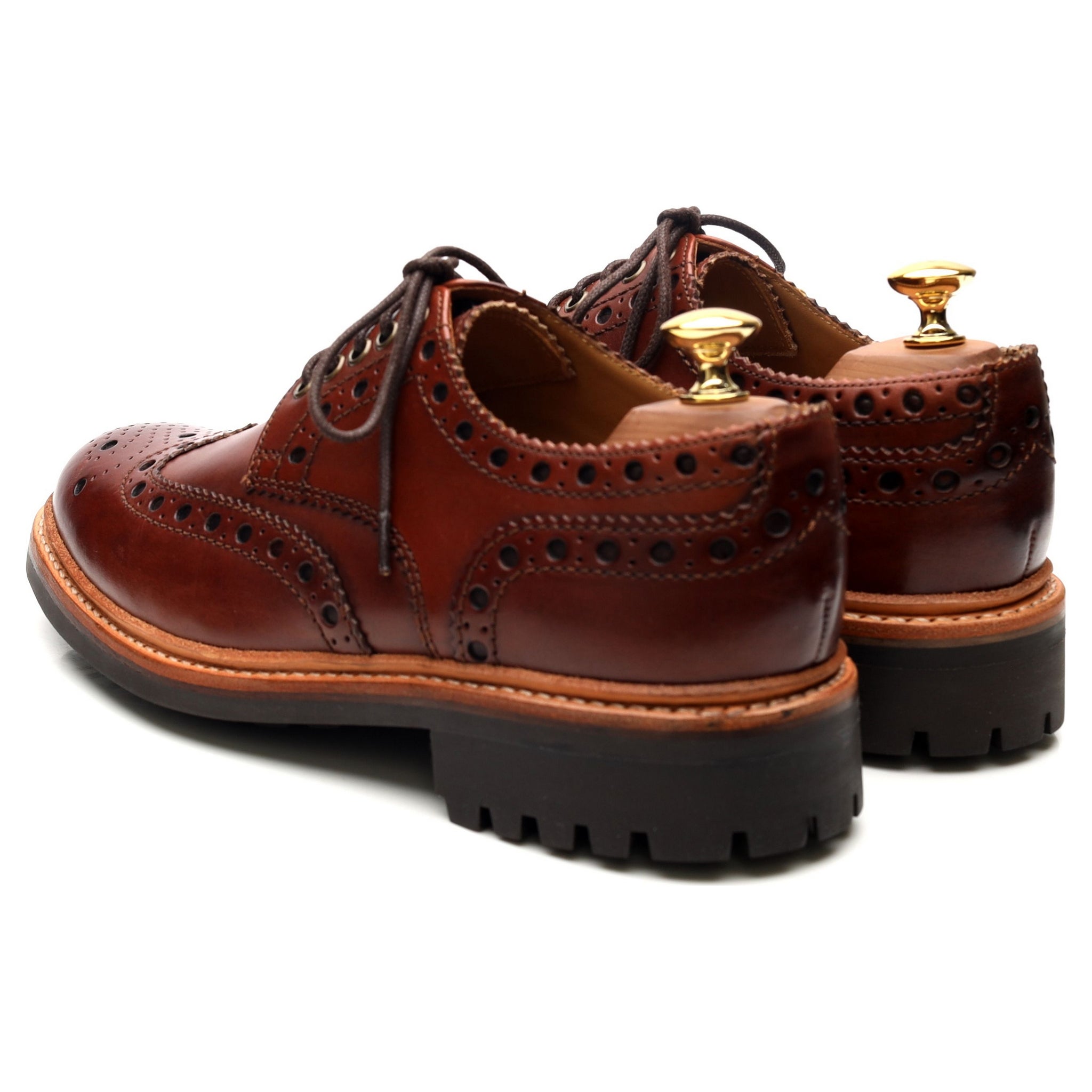 Grenson Archie derby cuir camel UK 6.5