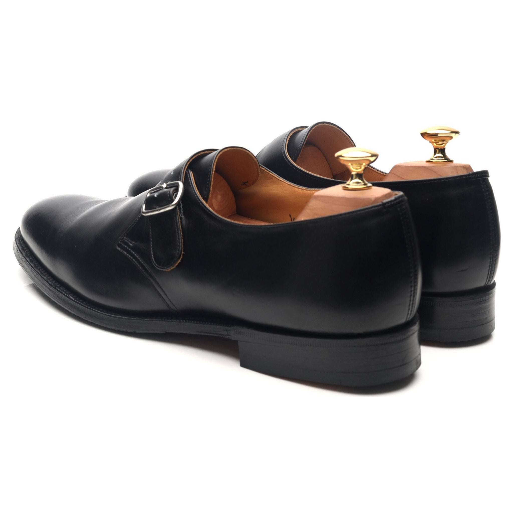 Church's Becket monk cuir noir UK 10