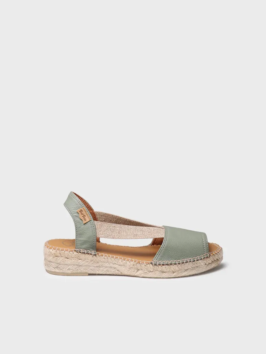 Toni Pons Etna sandales plates cuir femme menthe
