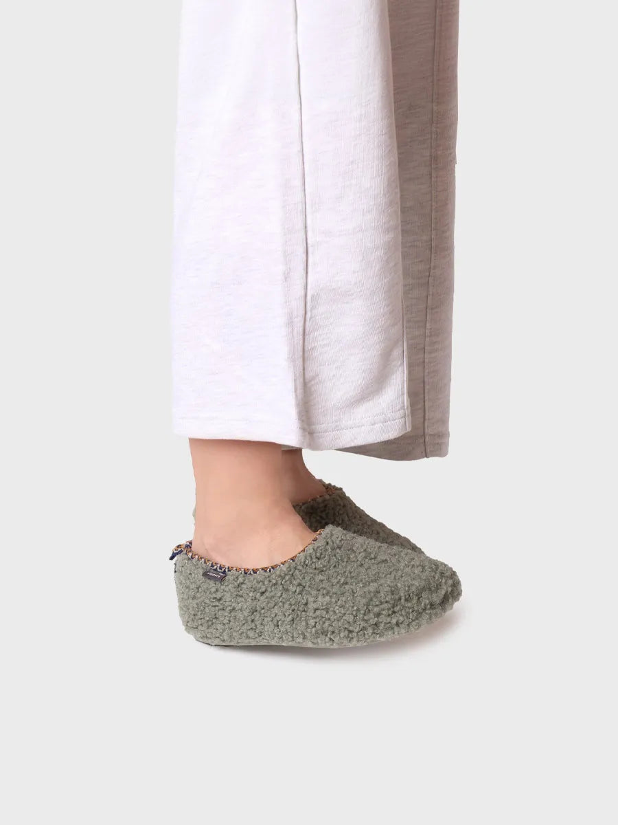 TONI PONS MARTA-SH pantoufle femme fourrure menta