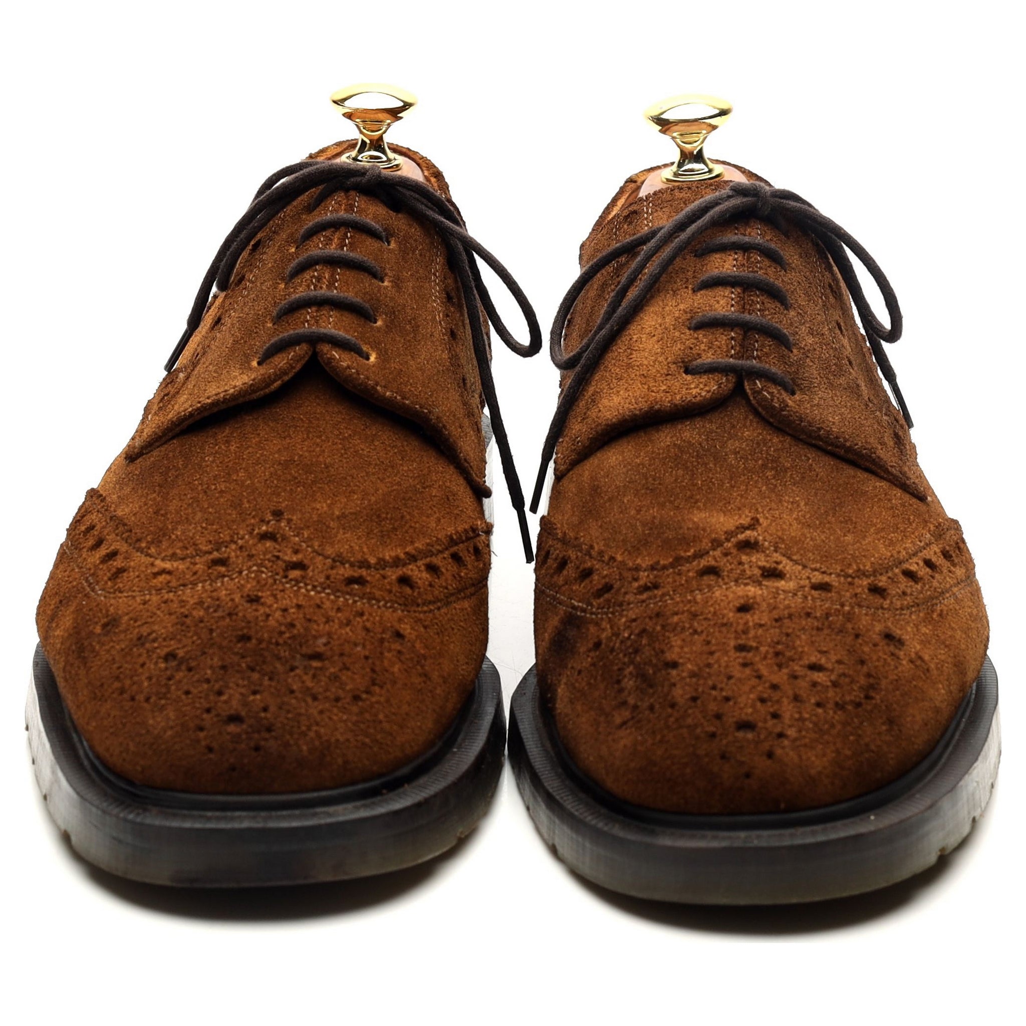 Arthur Sleep derbies suède marron tabac UK 8