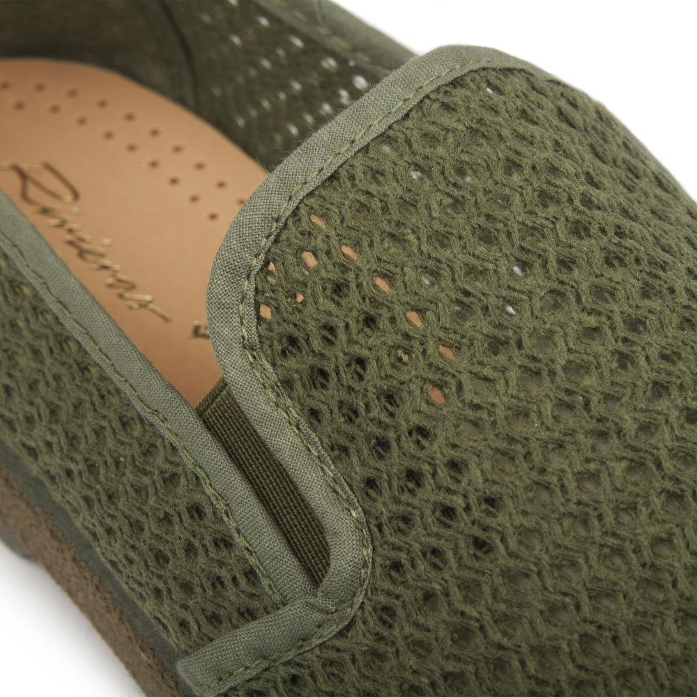 Rivieras Classic Filet Kaki espadrilles mesh coton